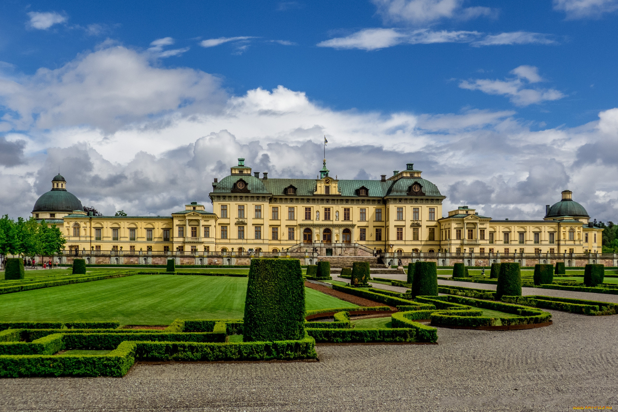 drottningholm, palace, , stockholm, города, стокгольм, , швеция, парк, дворец