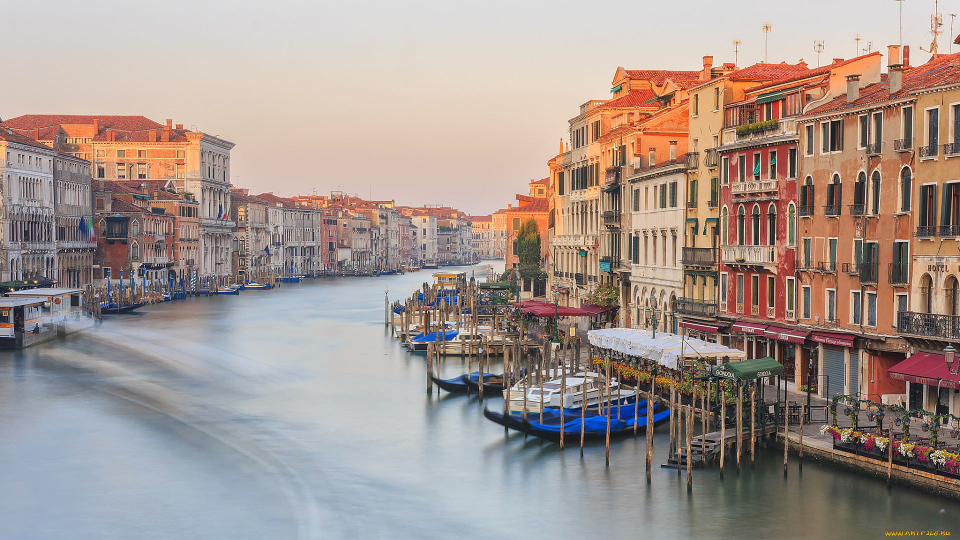 gran, canal, города, венеция, , италия, простор