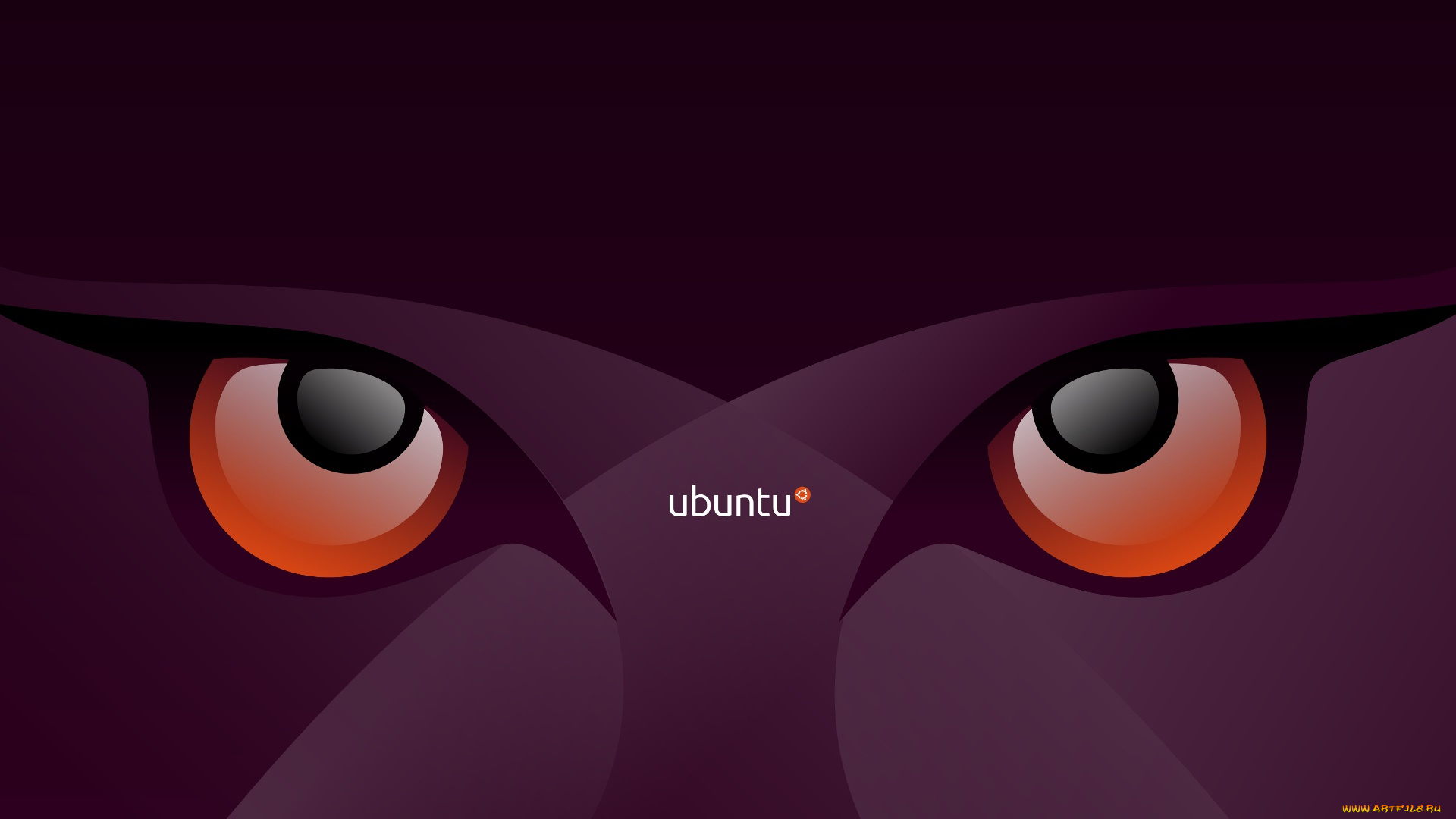 компьютеры, ubuntu, linux, фон, логотип