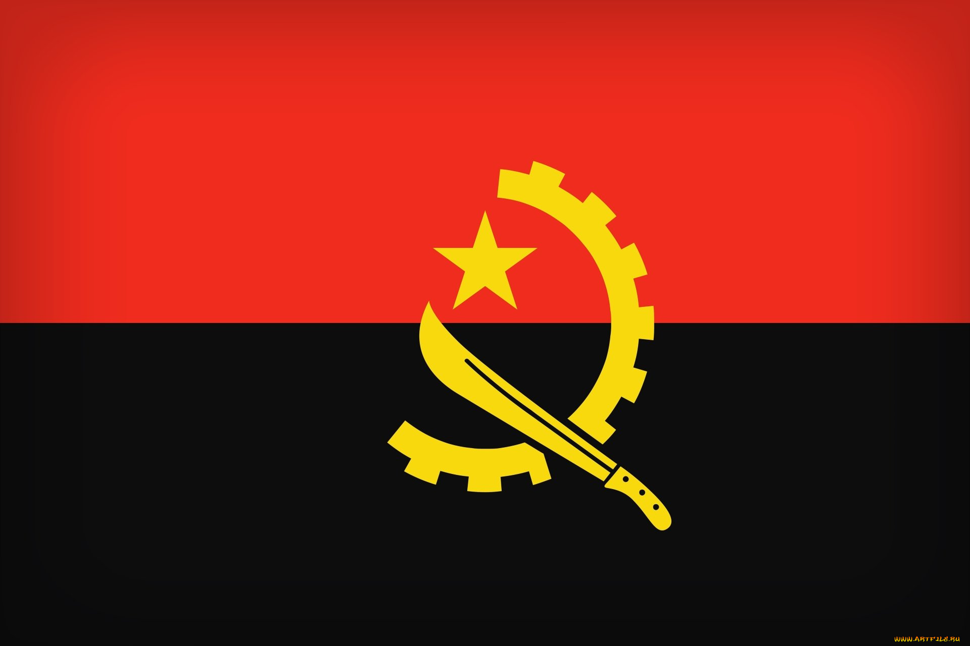 разное, флаги, , гербы, misc, flag, angola