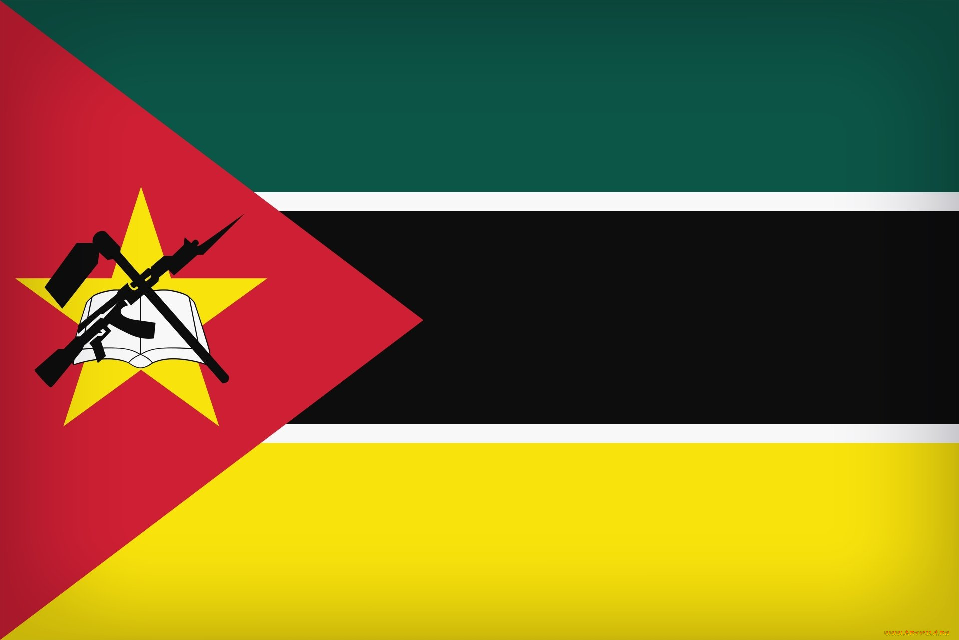 разное, флаги, , гербы, mozambique, misc, flag