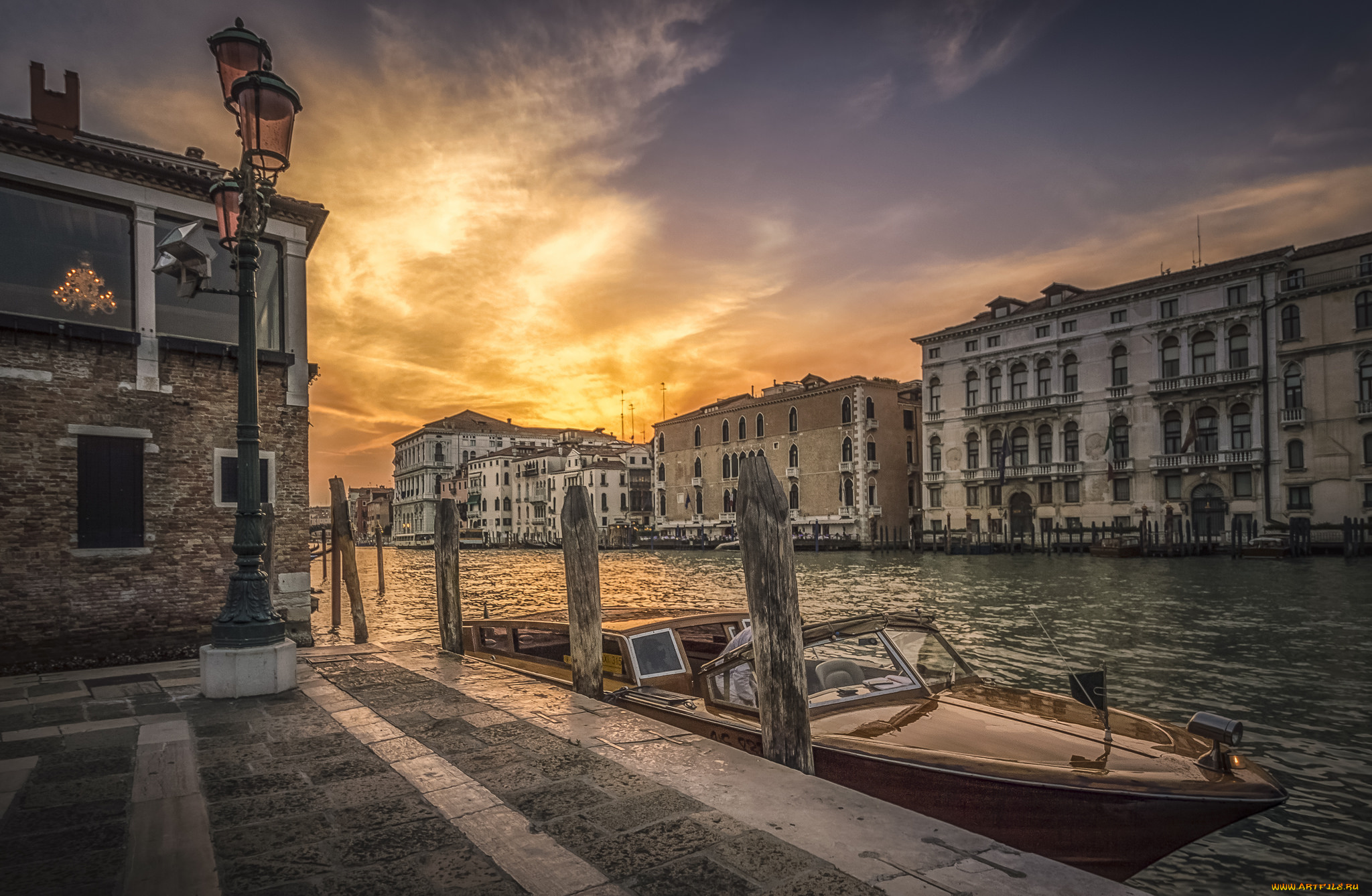 gran, canal, in, venice, города, венеция, , италия, простор