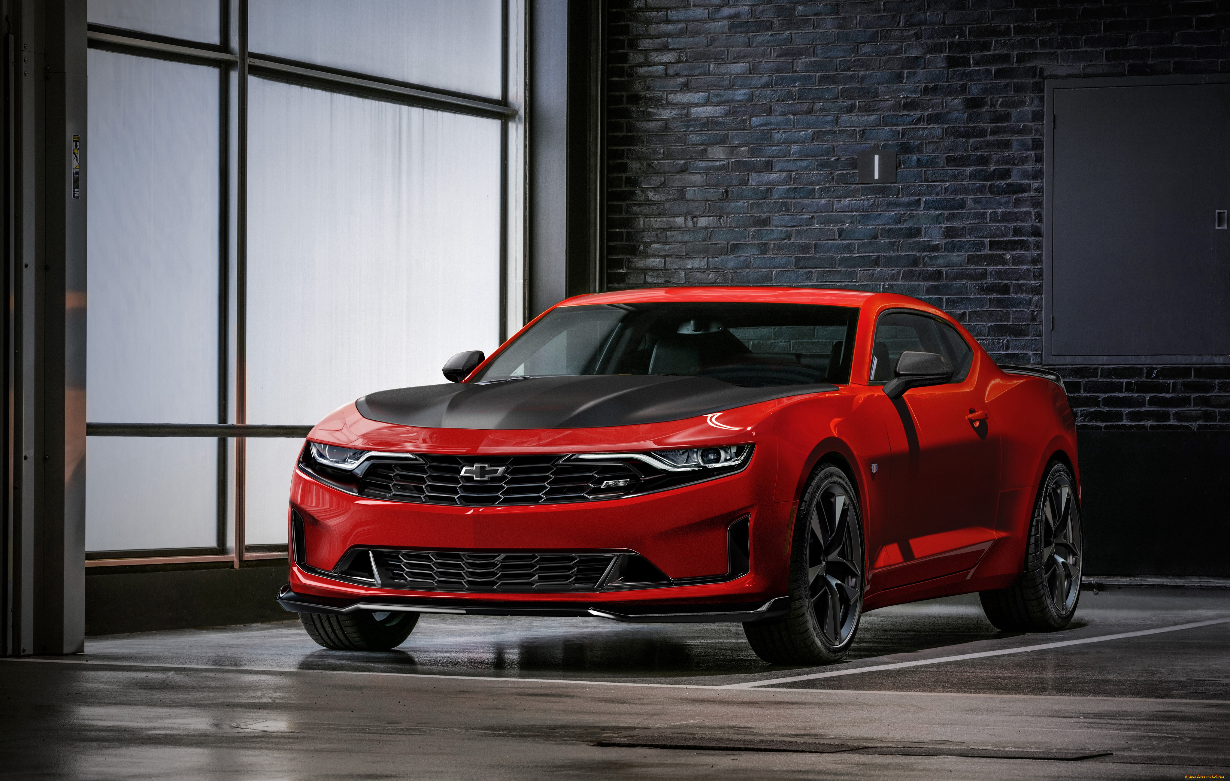 2019, chevrolet, camaro, rs, 1le, автомобили, camaro, купе, rs, chevrolet, 2019, шевроле, красный