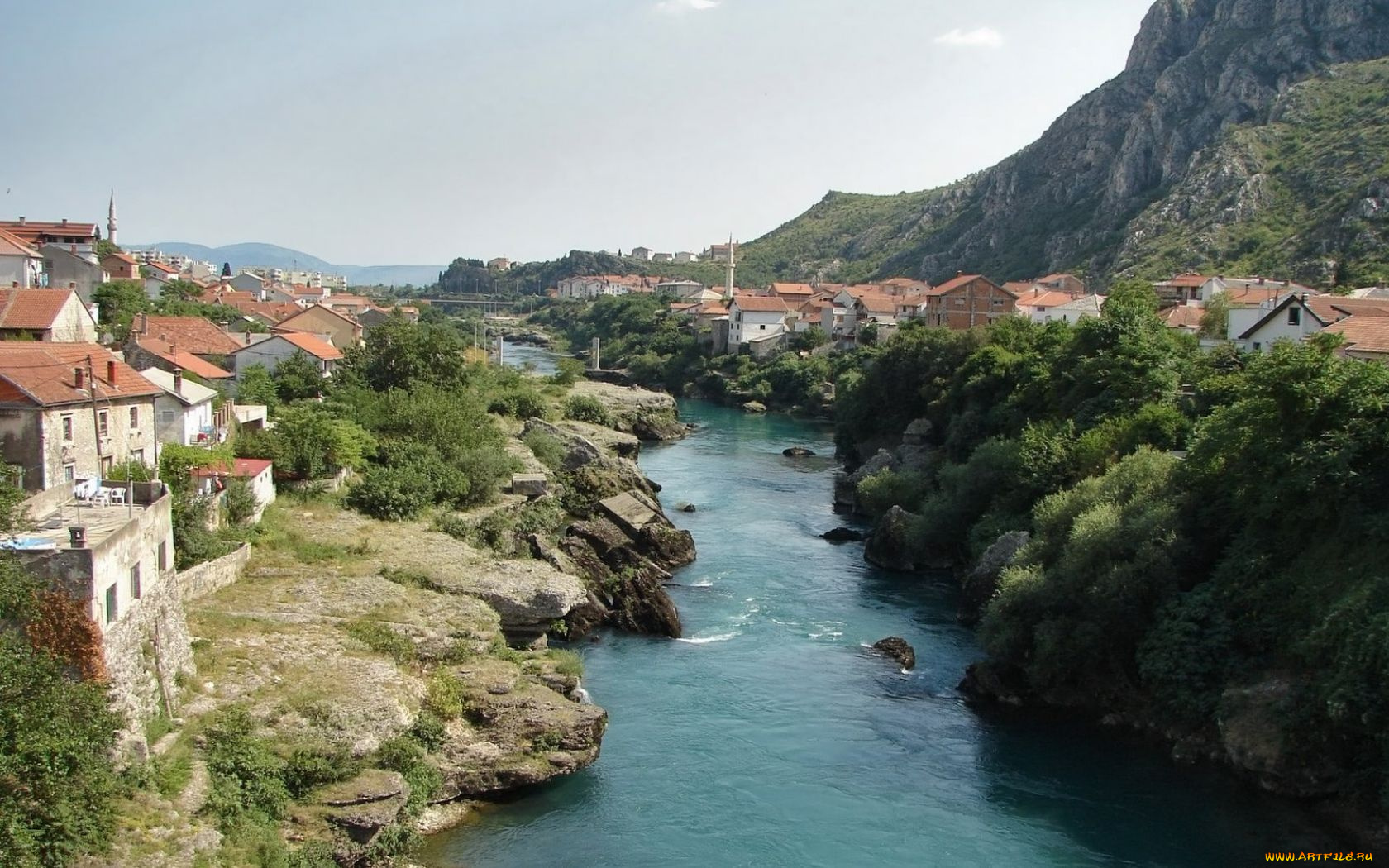 mostar, bosnia, hercegovina, города, мостар, босния, герцеговина