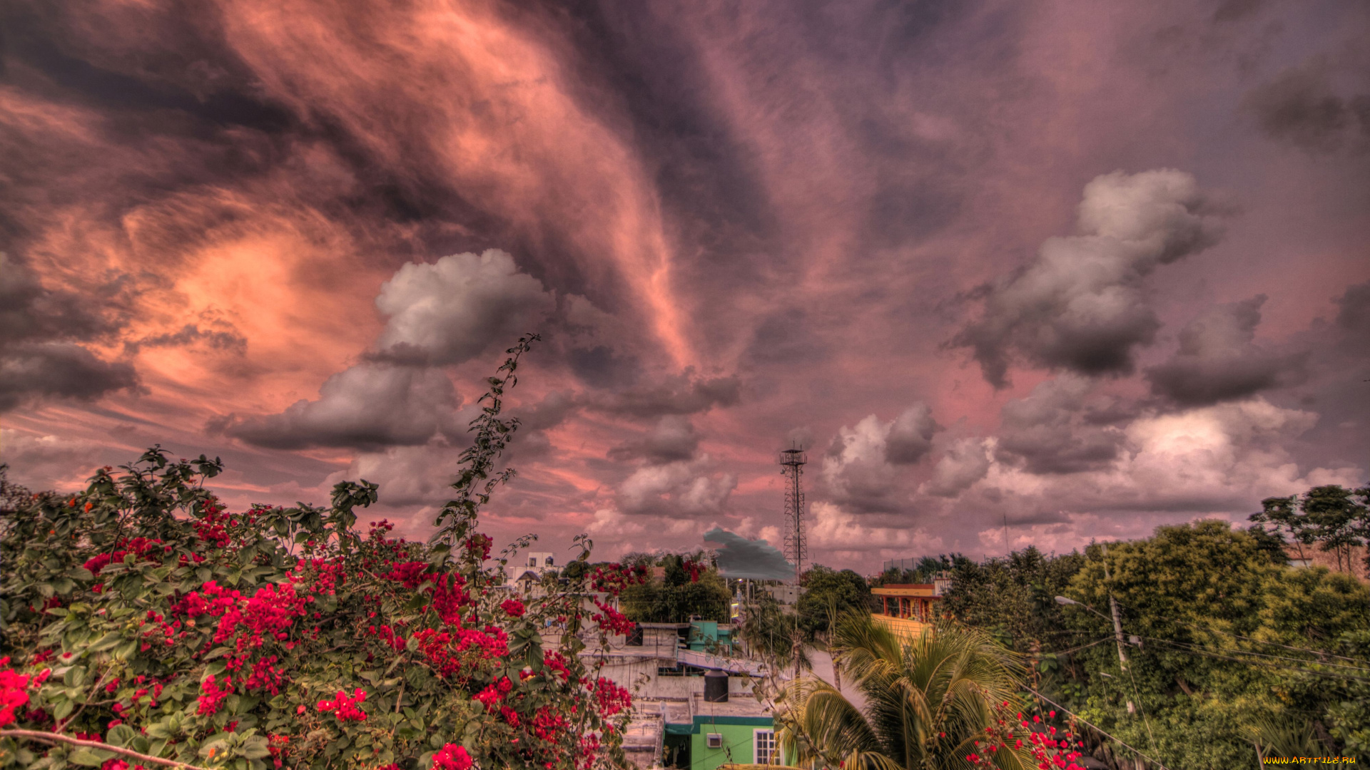 города, пейзажи, tulum, mexico