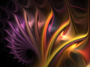 Картинка 3д графика fractal фракталы узор цвета