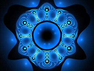 Картинка 3д графика fractal фракталы узор цвета фон