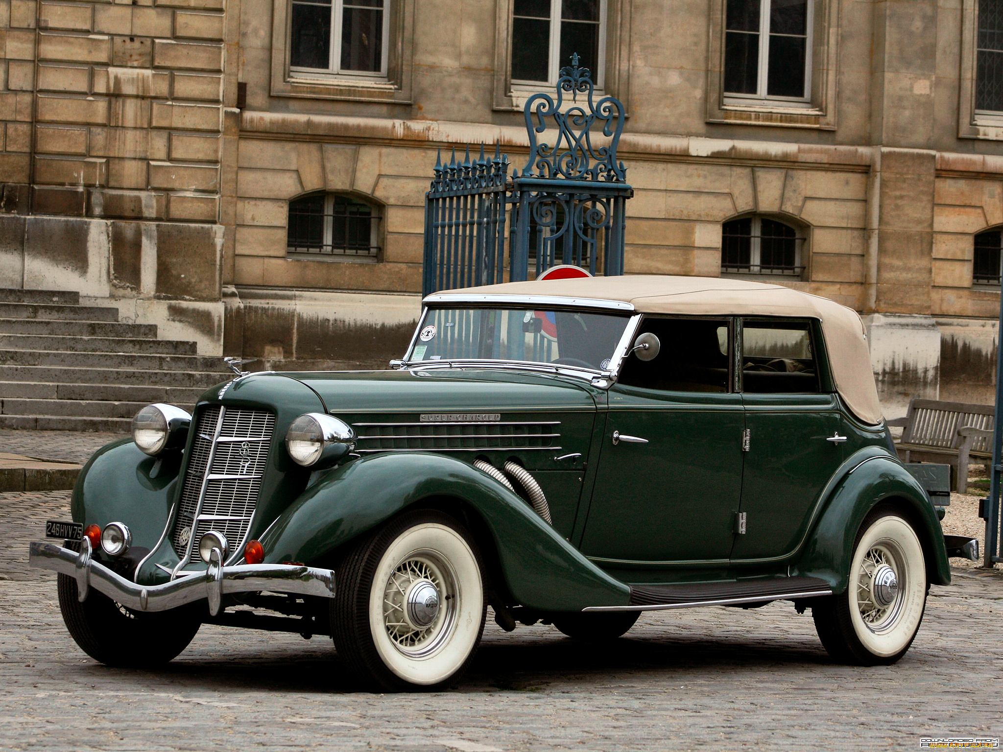 1935, auburn, 851, supercharged, phaeton, автомобили, auburn, supercharged, phaeton, ретро, зеленый