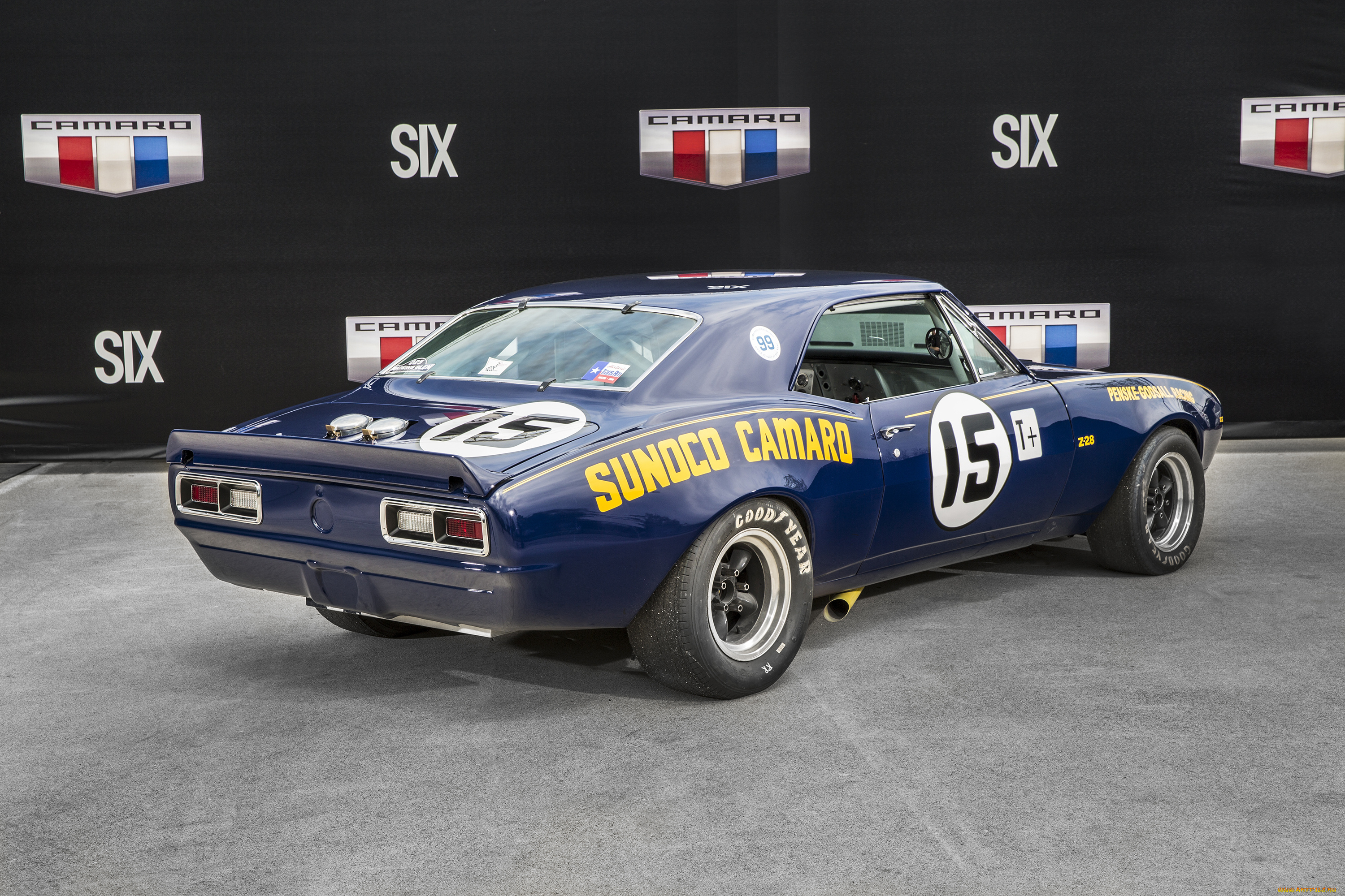 chevrolet, camaro, z28, penske, sunoco, race, car, автомобили, camaro