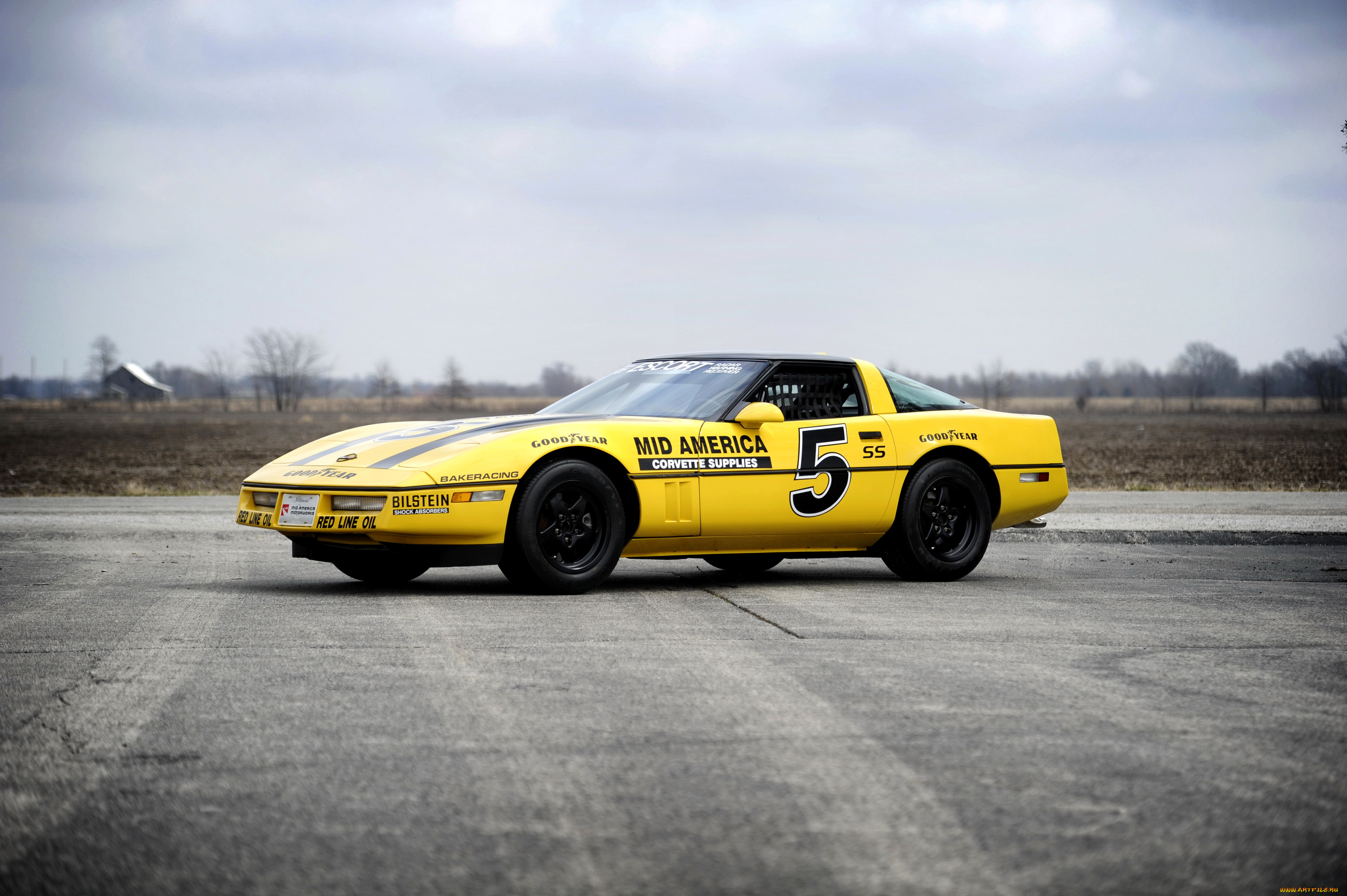 1987, chevrolet, corvette, escort, series, race, car, , c4, автомобили, corvette, chevrolet, желтый, escort, ретро