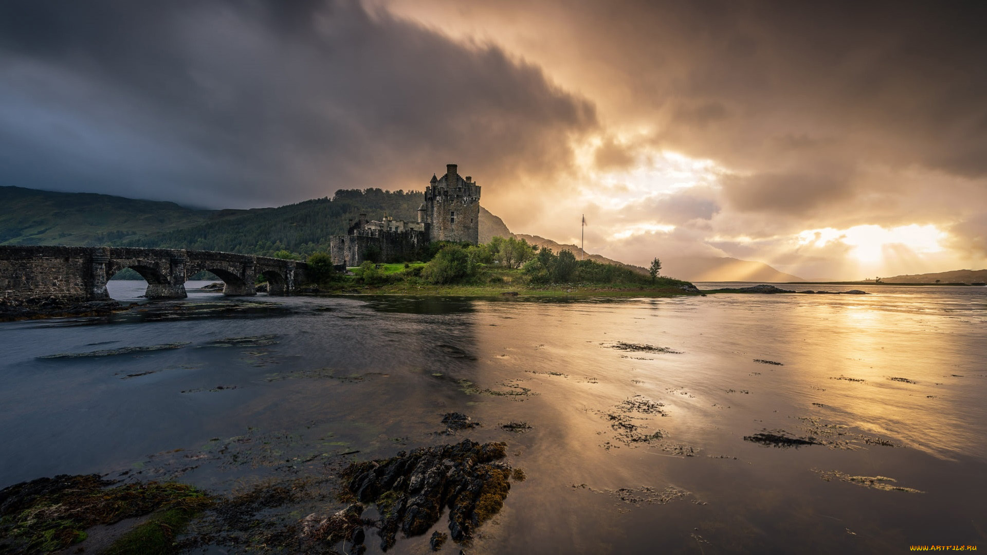 eilean, donan, castle, города, замок, эйлен-донан, , шотландия, eilean, donan, castle