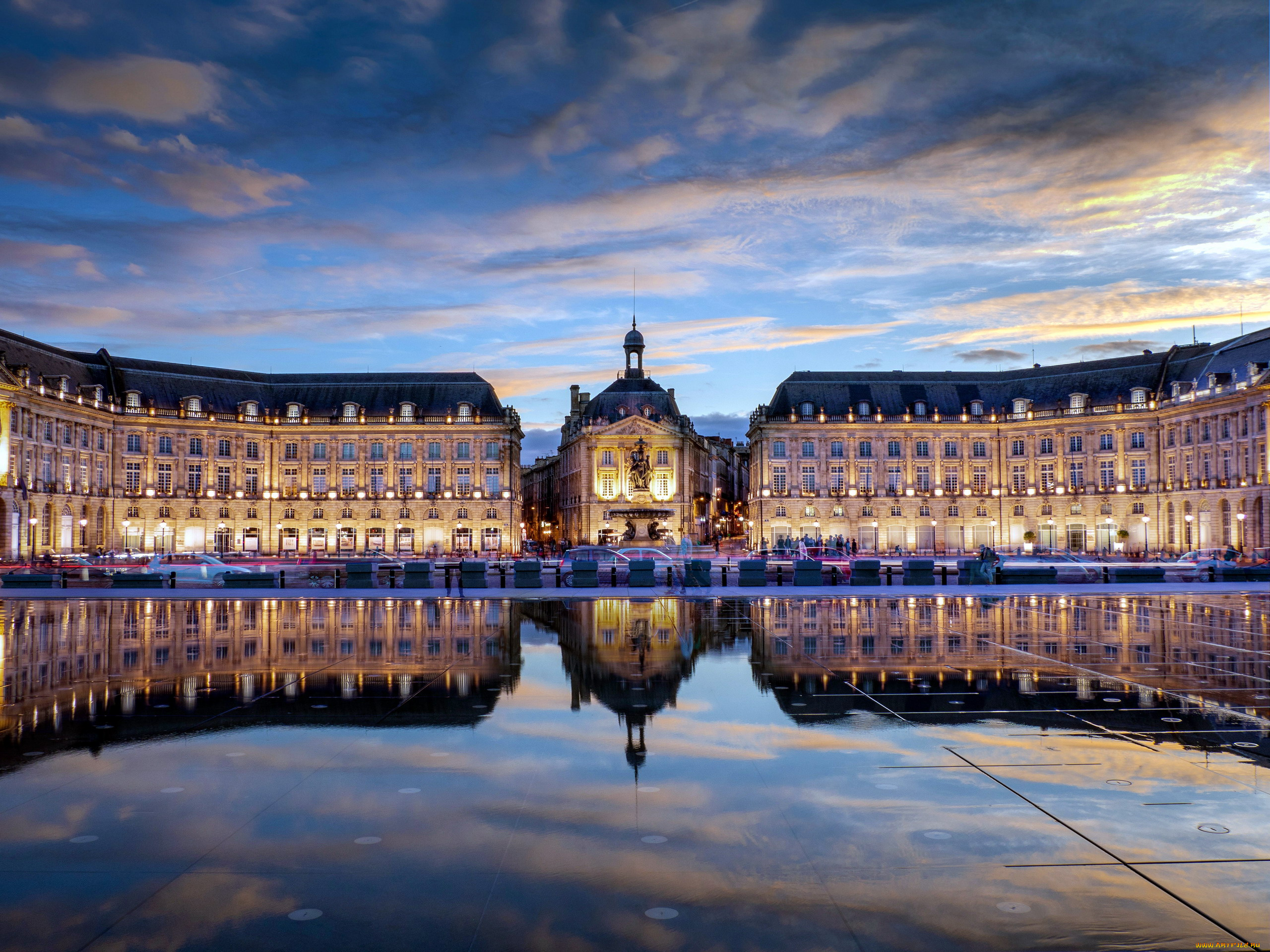 bordeaux, france, города, -, здания, , дома