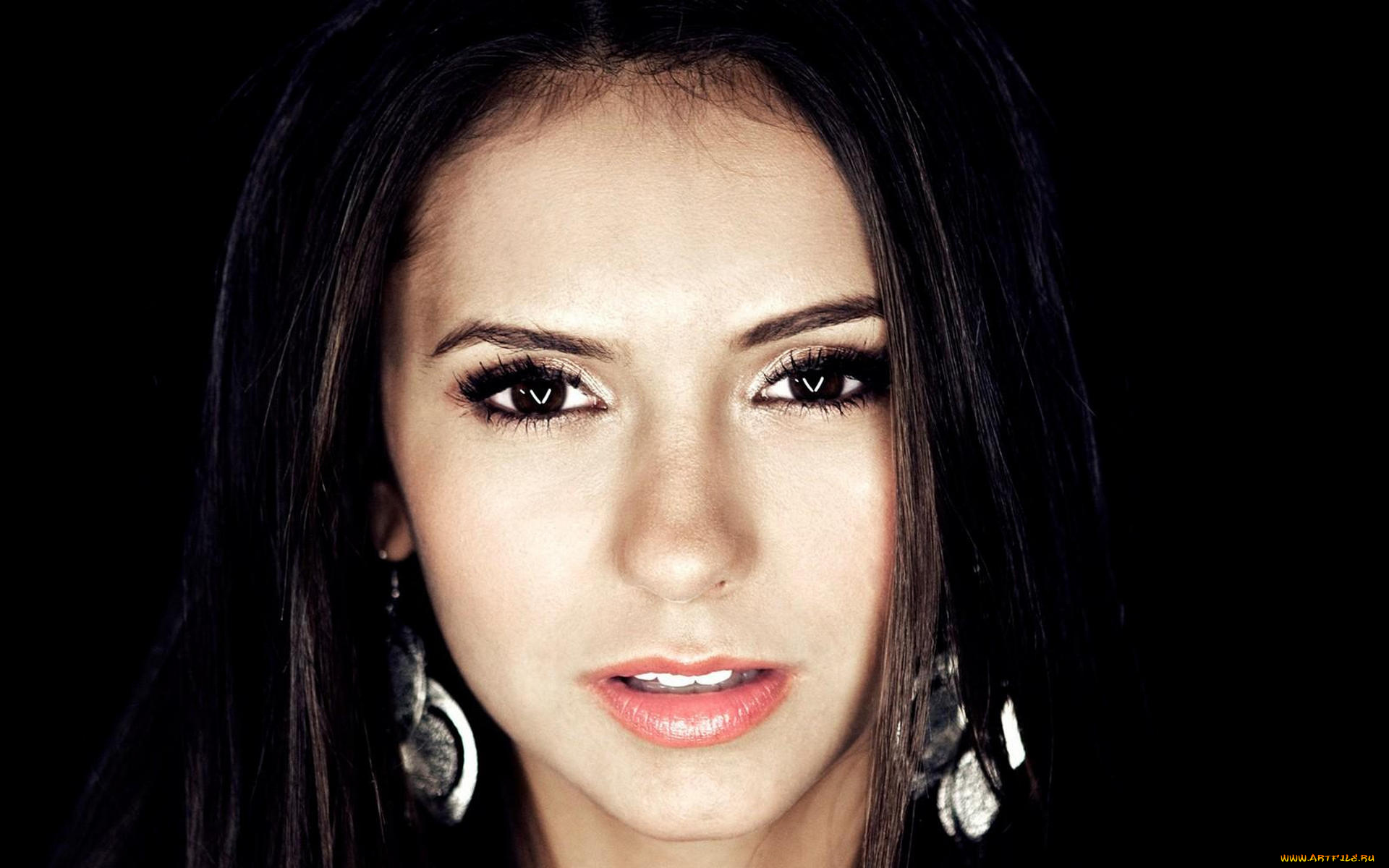 девушки, nina, dobrev, актриса, шатенка, лицо