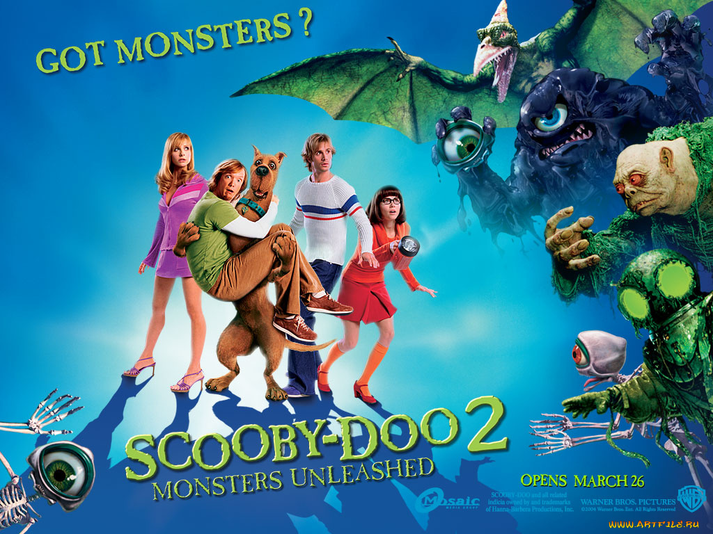 scooby, doo, monsters, кино, фильмы, unleashed