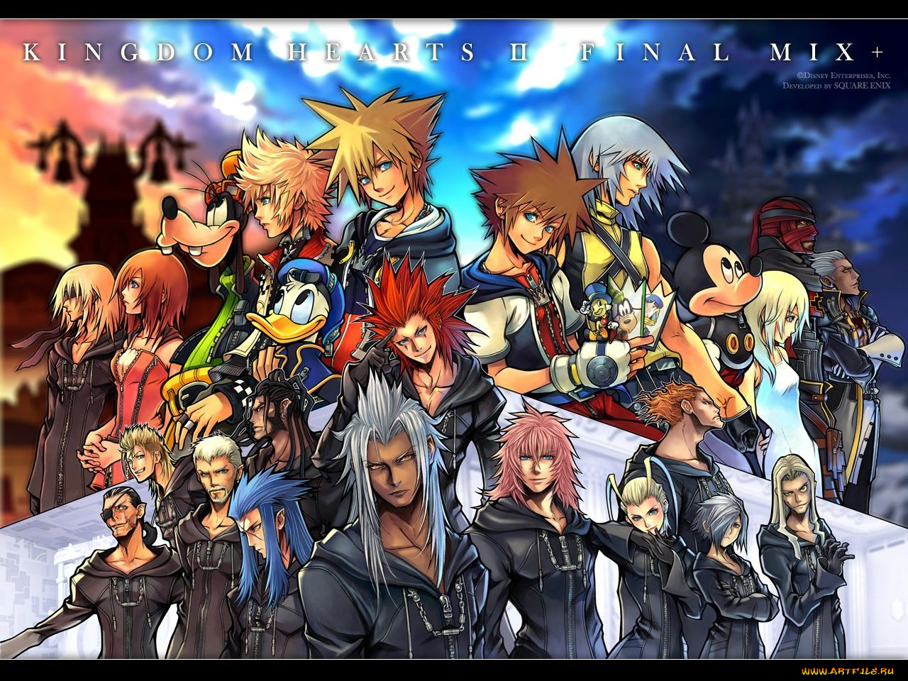 аниме, kingdom, hearts