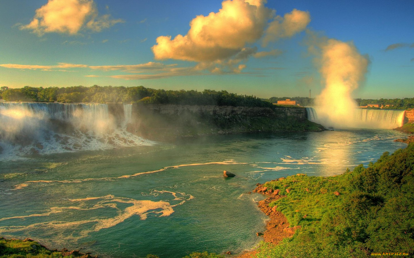 niagara, falls, природа, водопады