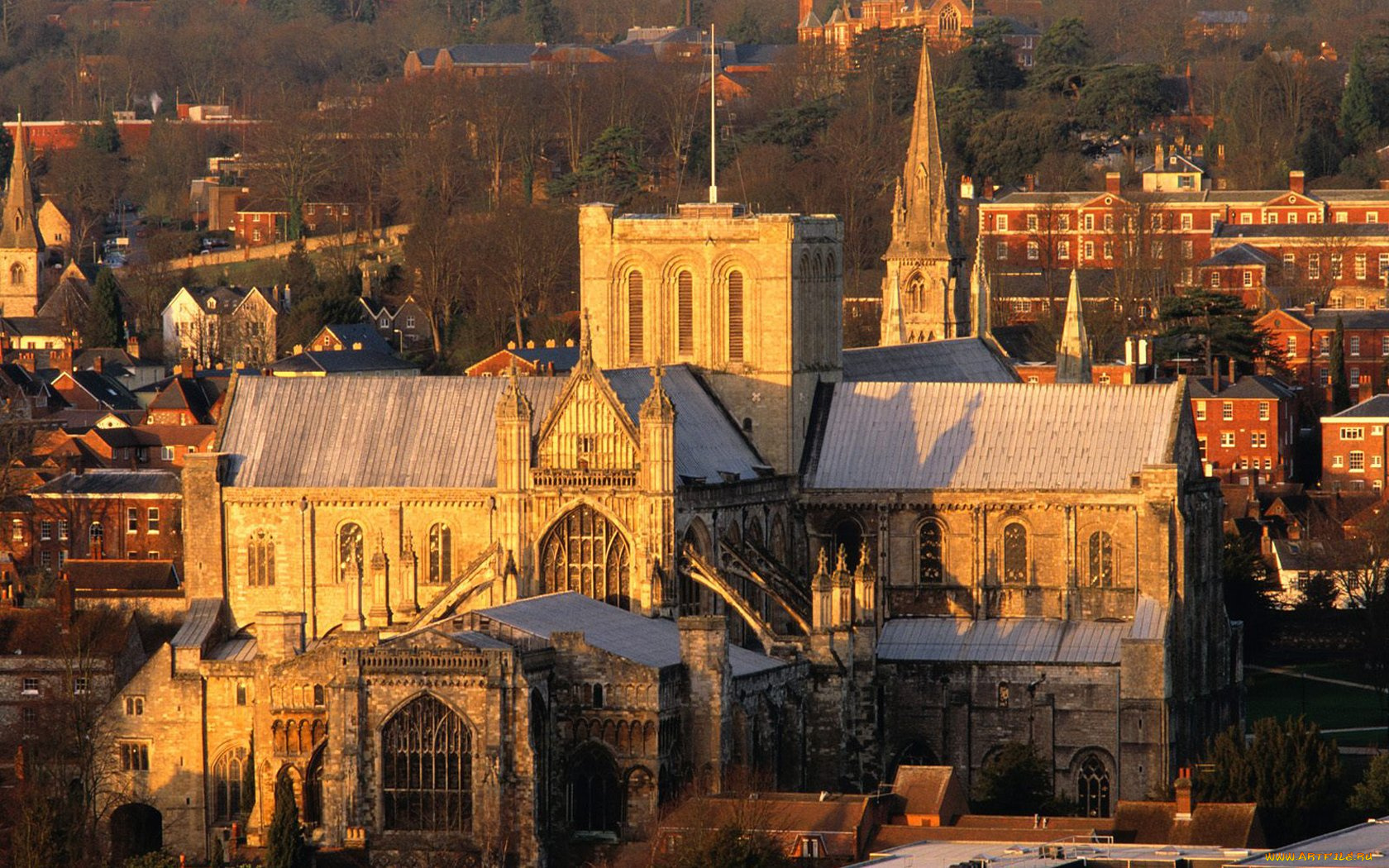 winchester, cathedral, hampshire, england, города, католические, соборы, костелы, аббатства