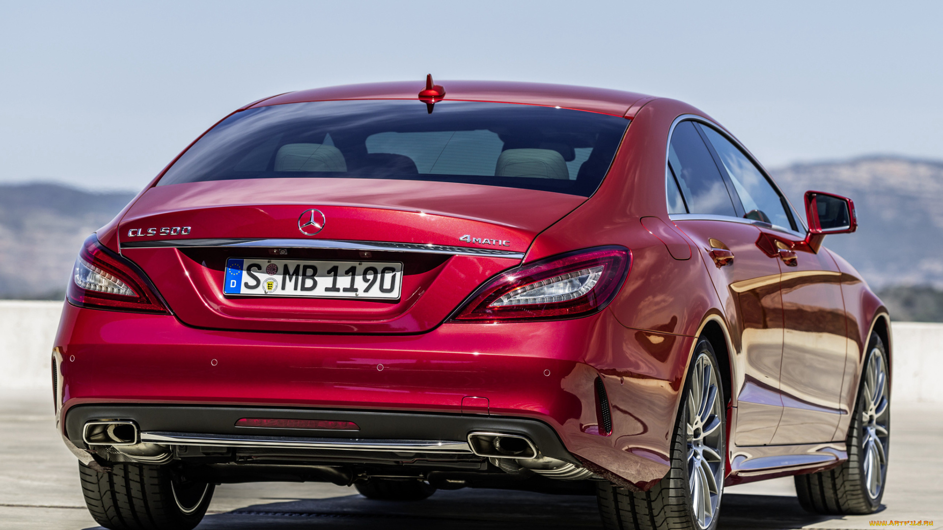 автомобили, mercedes-benz, sports, cls, 500, 4matic, amg, красный, 2014г, с218, package