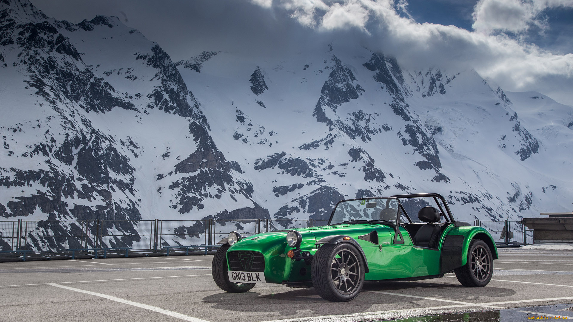 caterham, автомобили, горы, шоссе, авто, спортивный