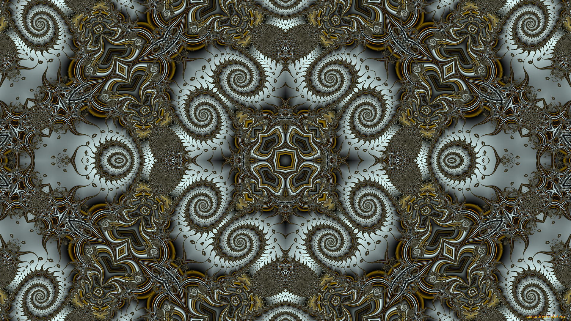 3д, графика, фракталы, , fractal, узор, фон, цвета