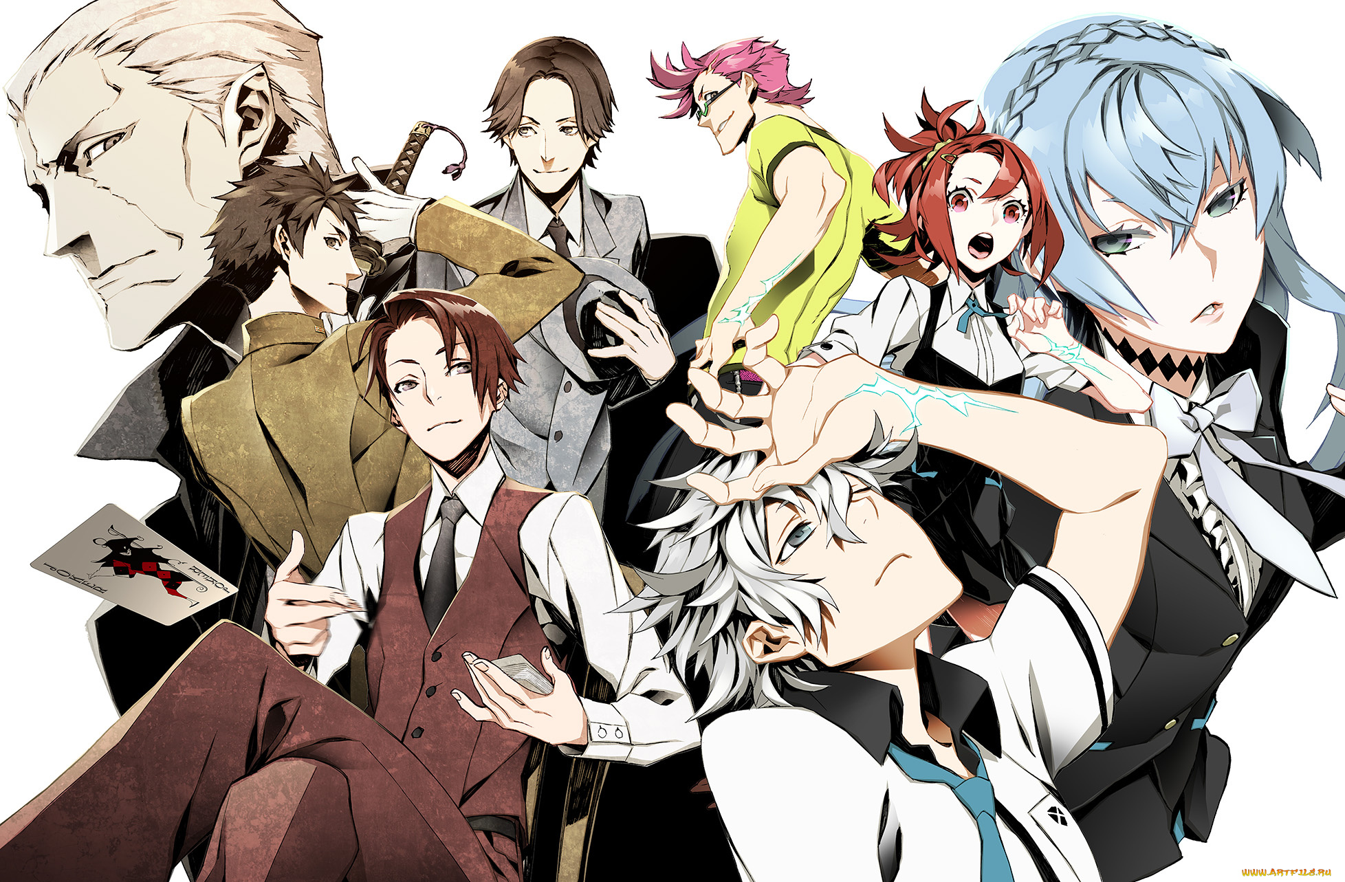 аниме, unknown, , другое, joker, game, kiznaiver