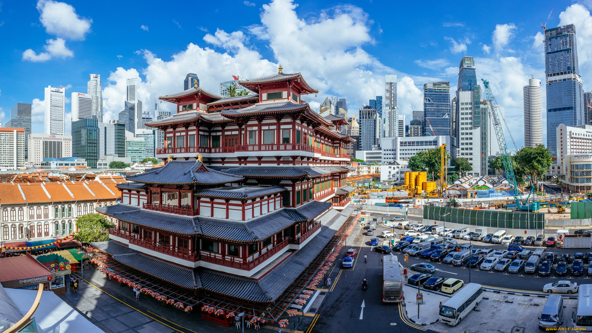 buddha, tooth, relic, temple, города, сингапур, , сингапур, простор