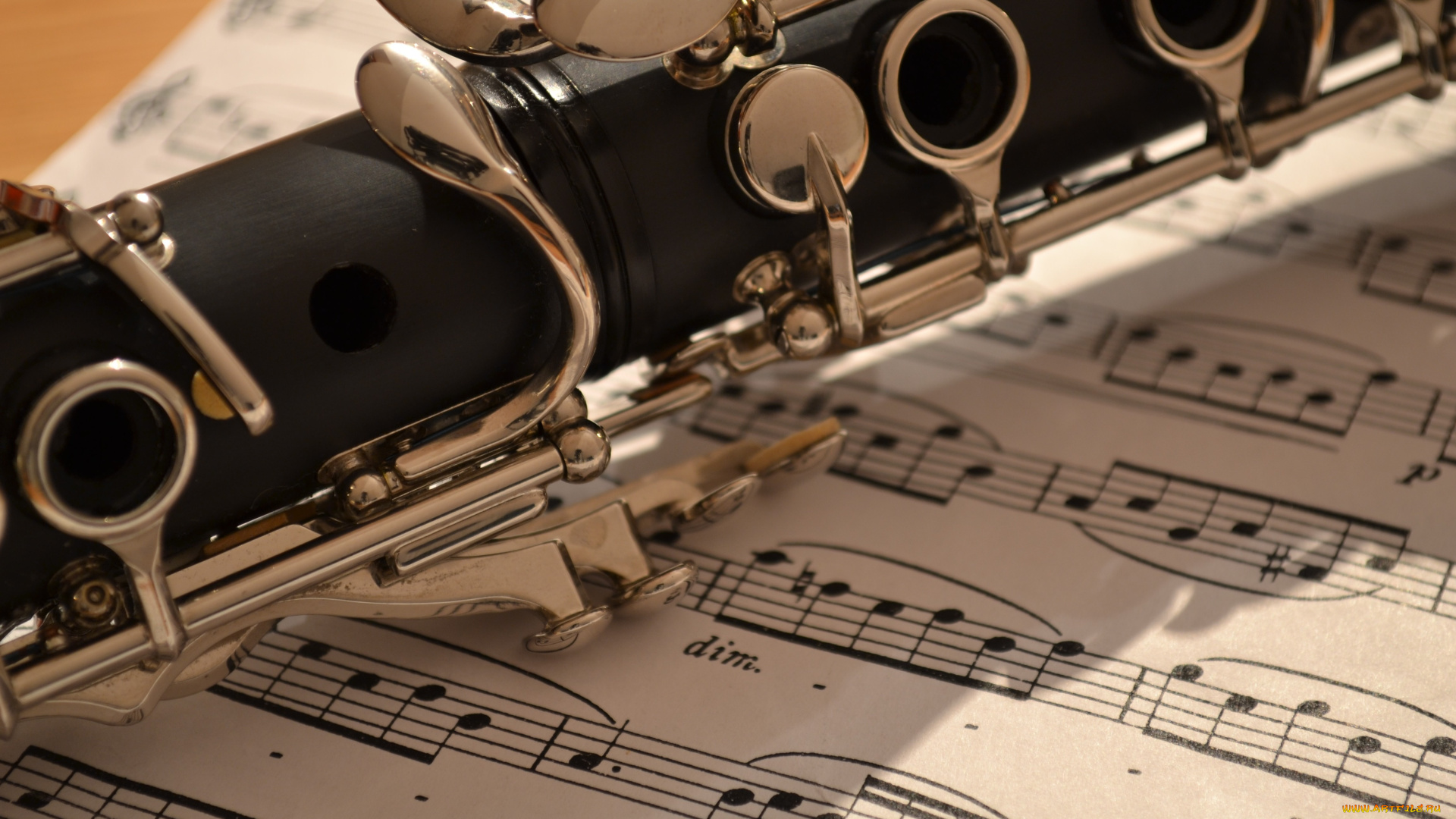 музыка, -музыкальные, инструменты, ноты, кларнет