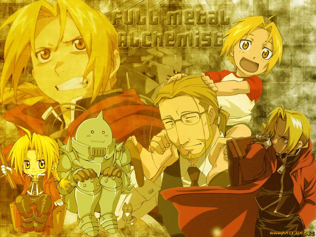 аниме, fullmetal, alchemist