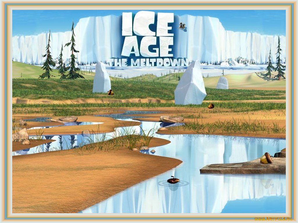 мультфильмы, ice, age, the, meltdown