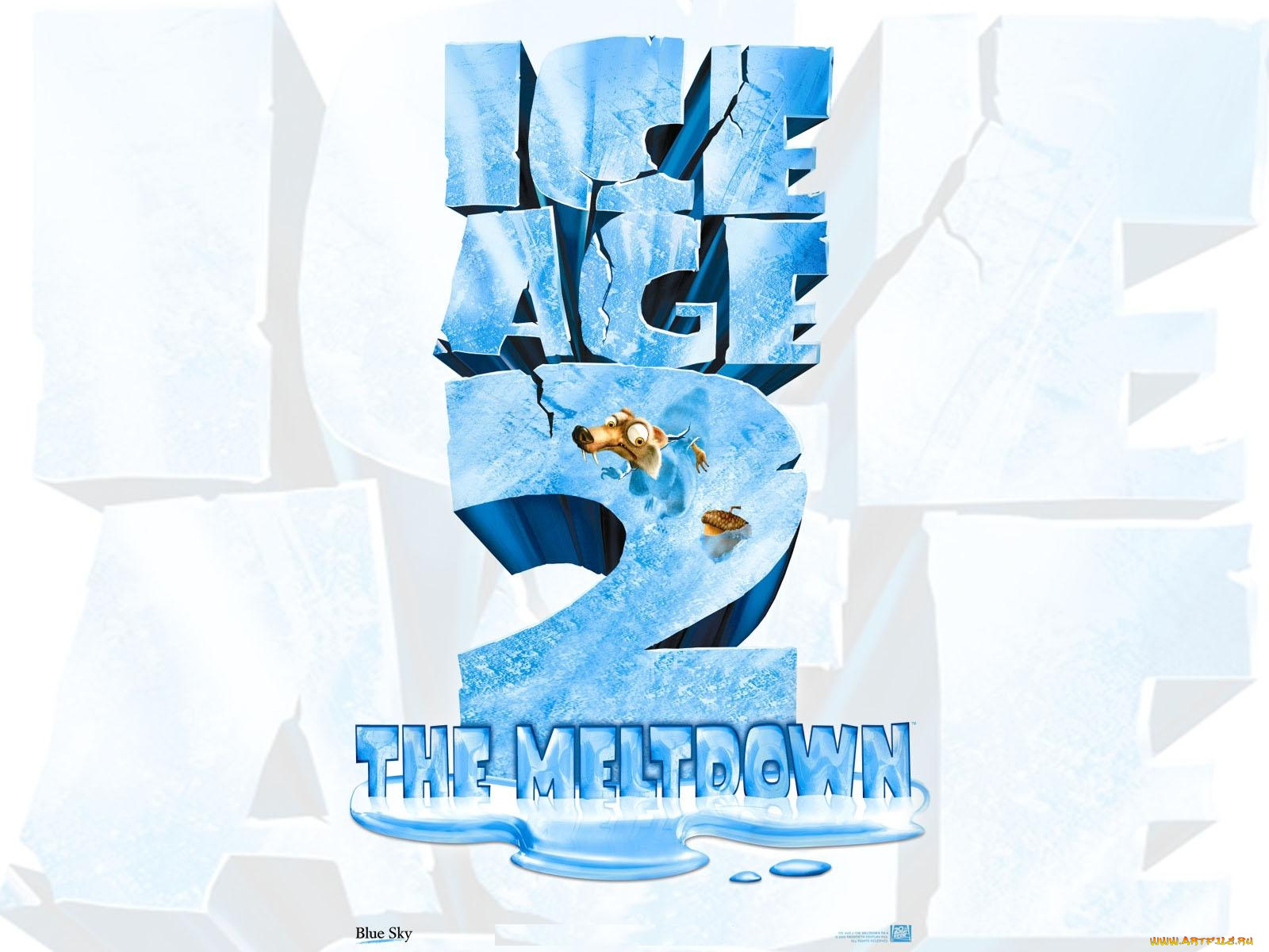 мультфильмы, ice, age, the, meltdown