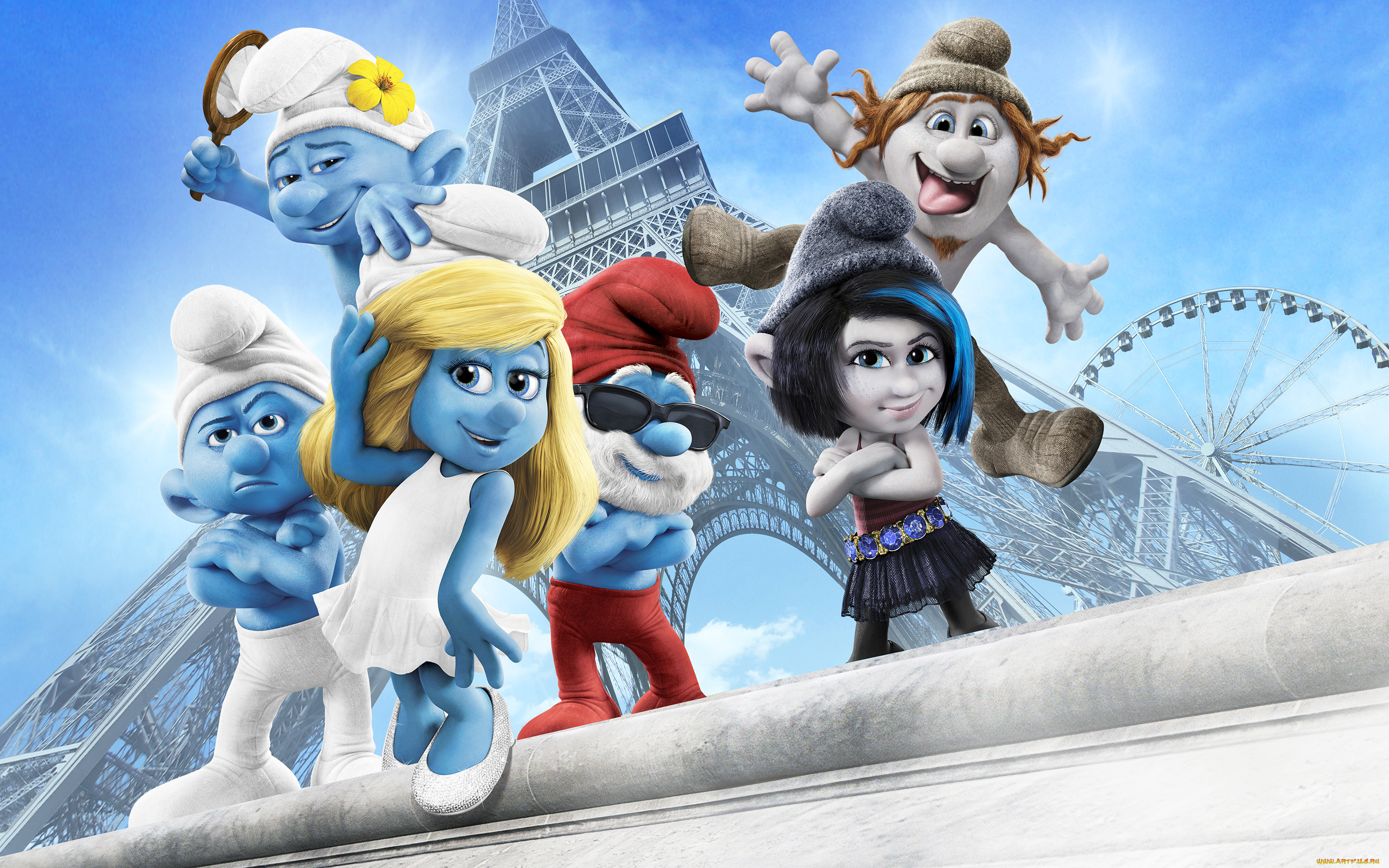 мультфильмы, the, smurfs, смурфики