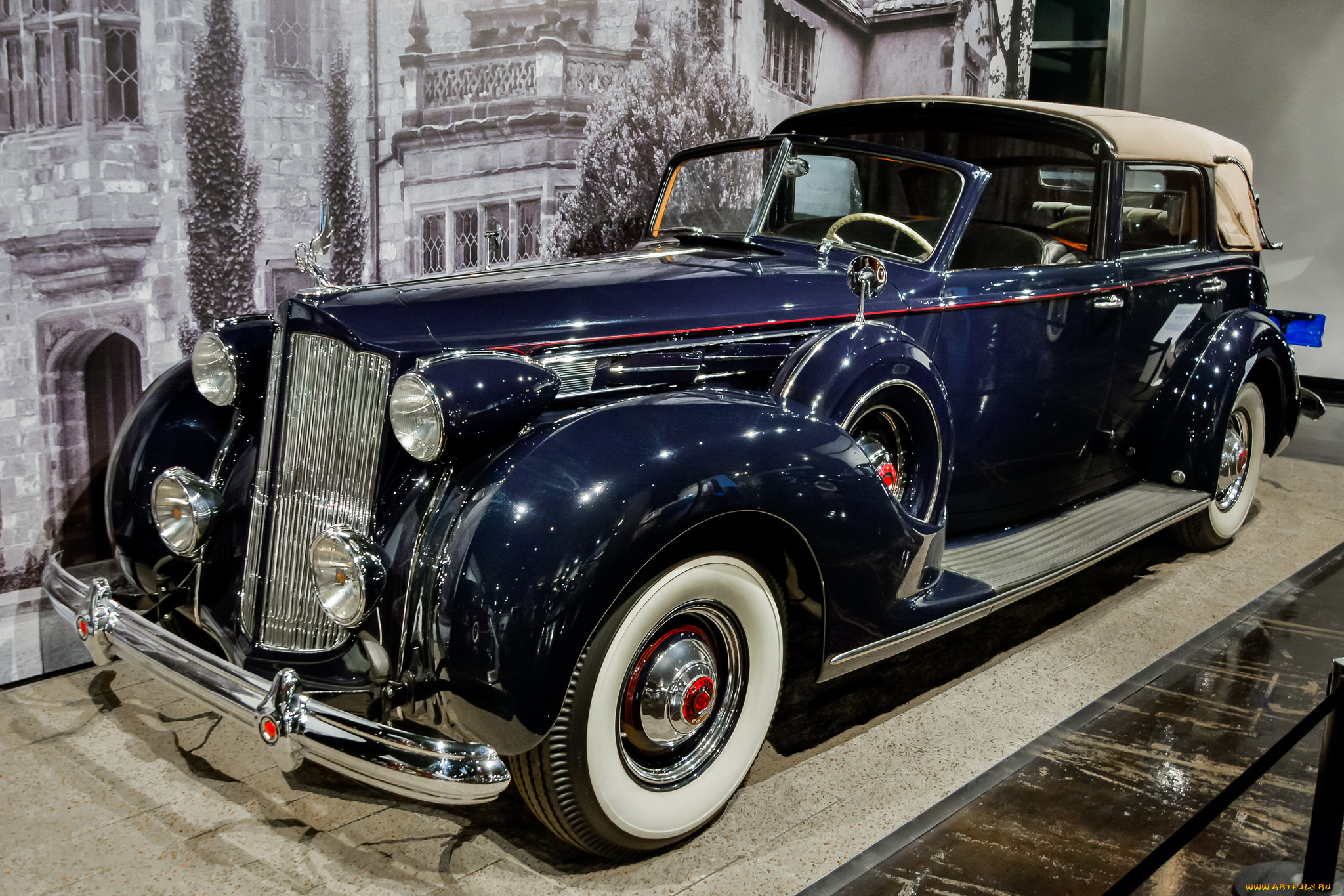 packard, hdr, 1938, автомобили, классика, транспортное, средство, автомобиль