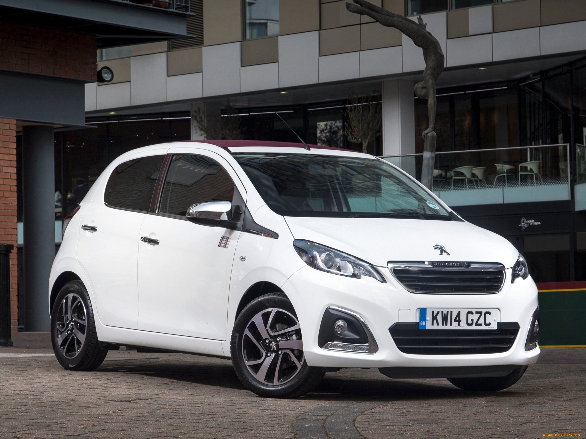 автомобили, peugeot, 108, top, светлый, 2014г, uk-spec, 5-door