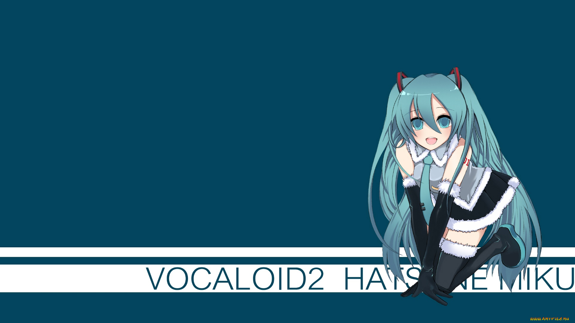 аниме, vocaloid, фон, взгляд, девушка