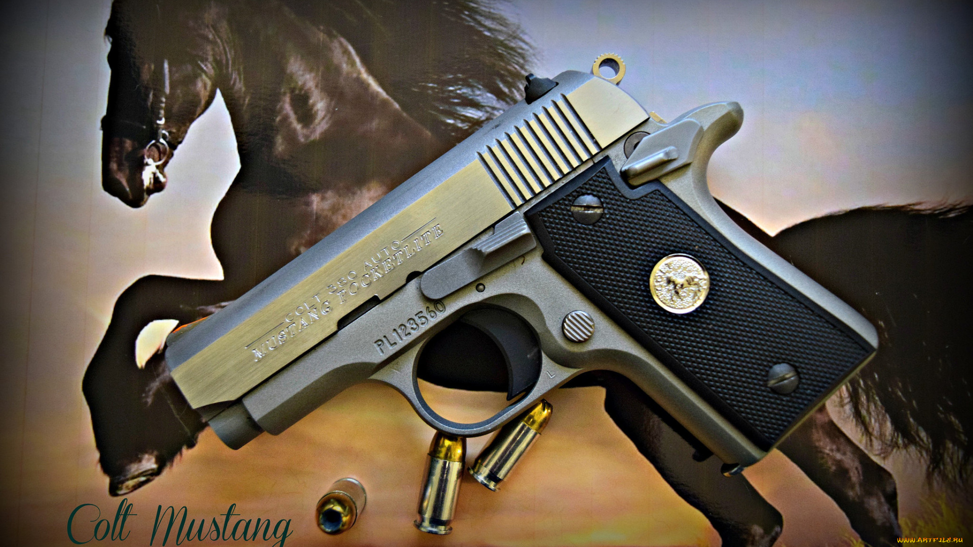 colt, mustang, 380, оружие, пистолеты, ствол