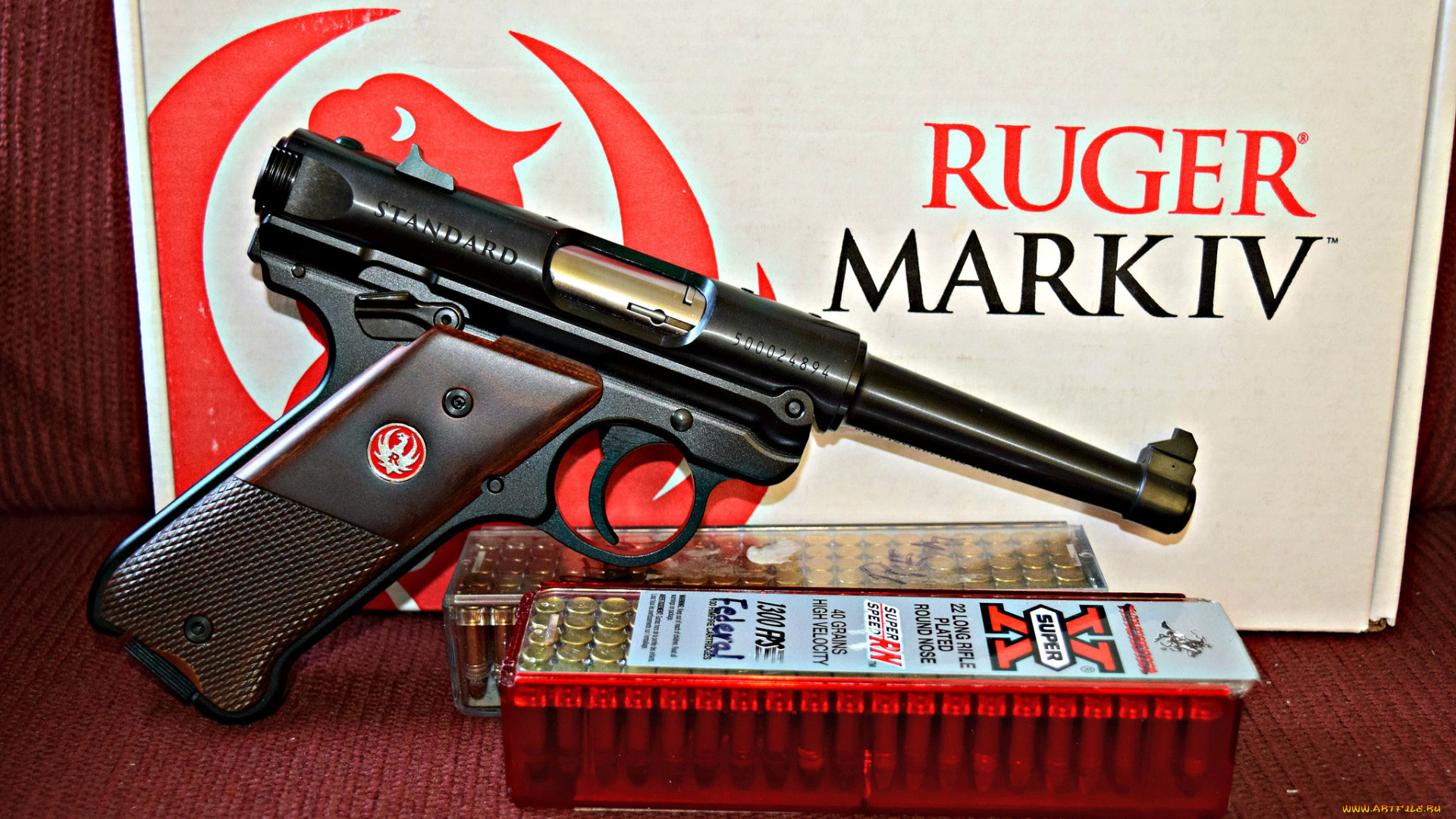 ruger, mkiv, standard, оружие, пистолеты, ствол