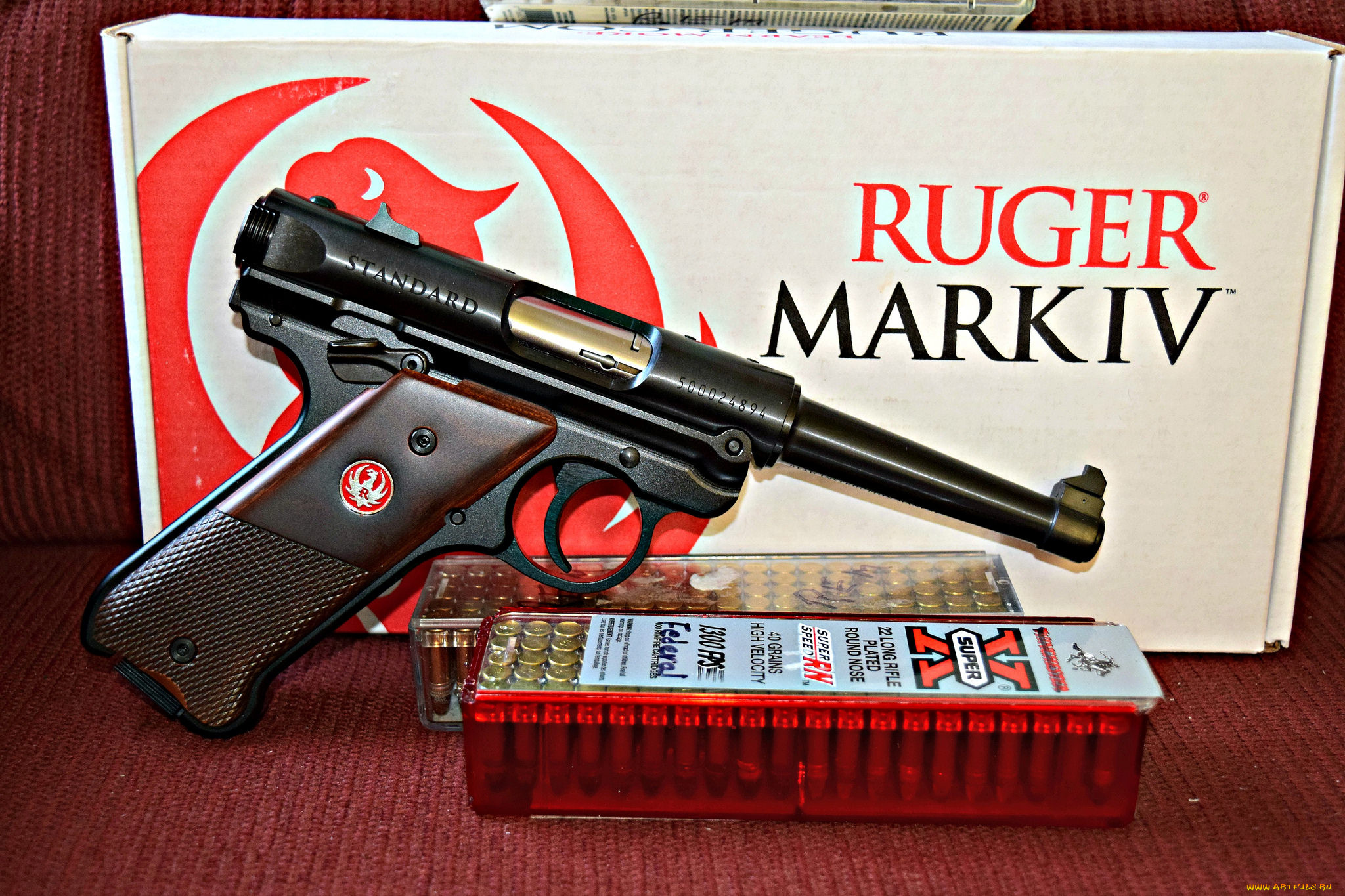 ruger, mkiv, standard, оружие, пистолеты, ствол