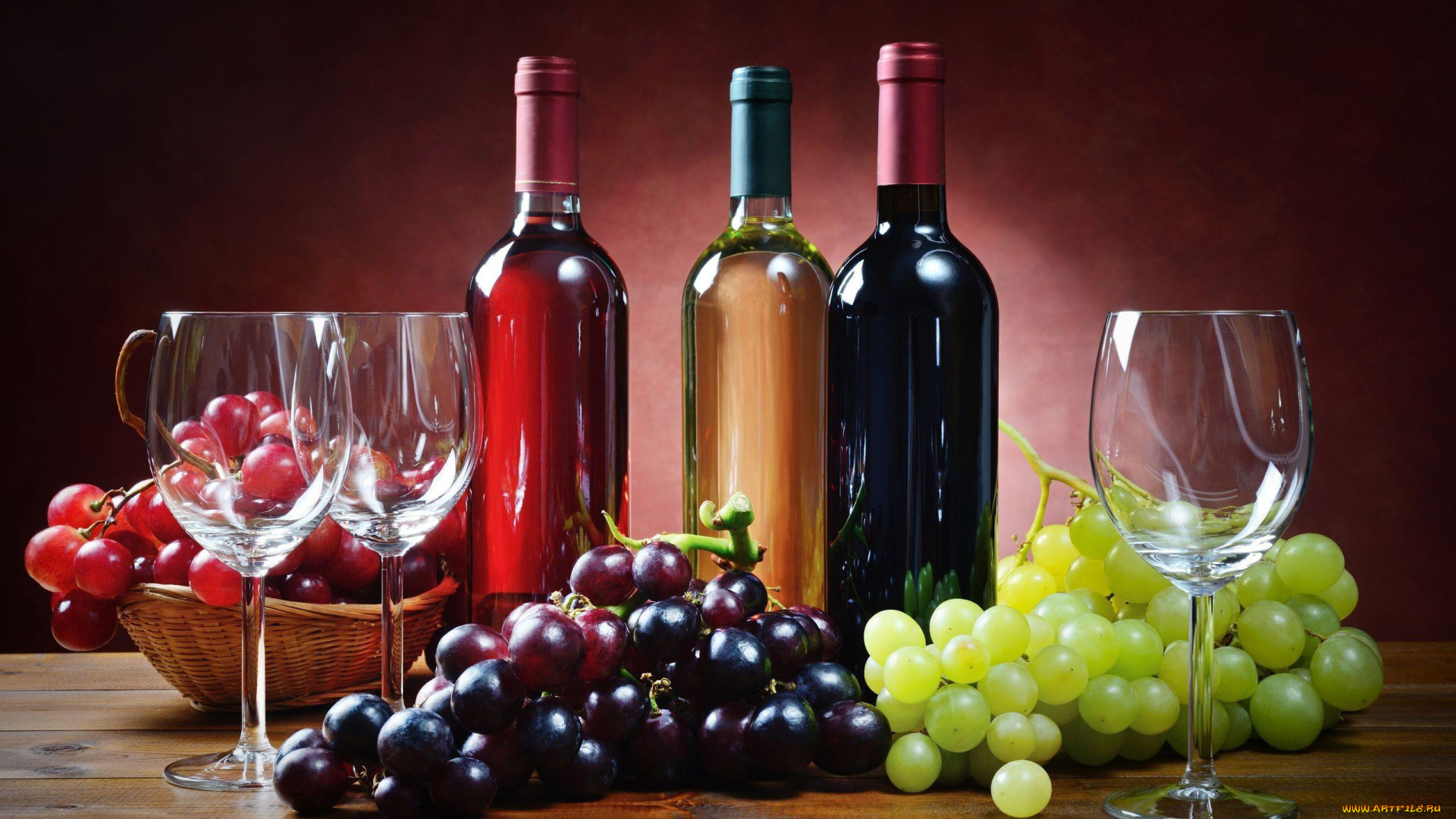 еда, напитки, , вино, виноград, бокалы, вино, бутылки