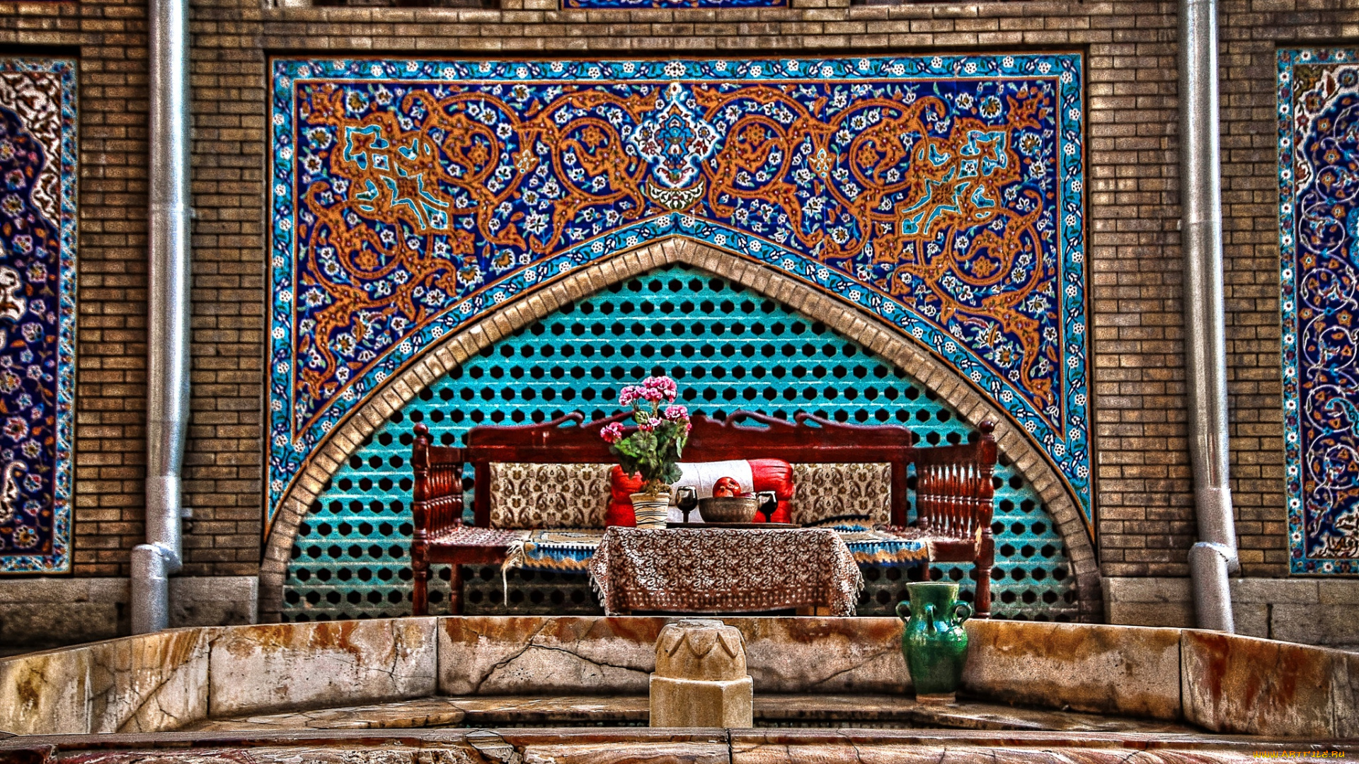 города, -, мечети, , медресе, цветы, архитектура, иран, история