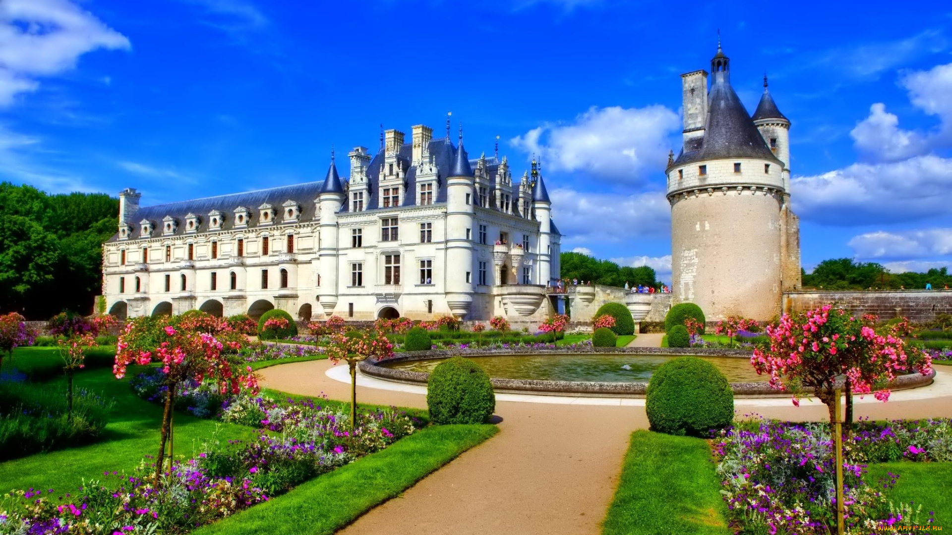 chateau, de, chenonceau, города, замок, шенонсо, , франция, chateau, de, chenonceau