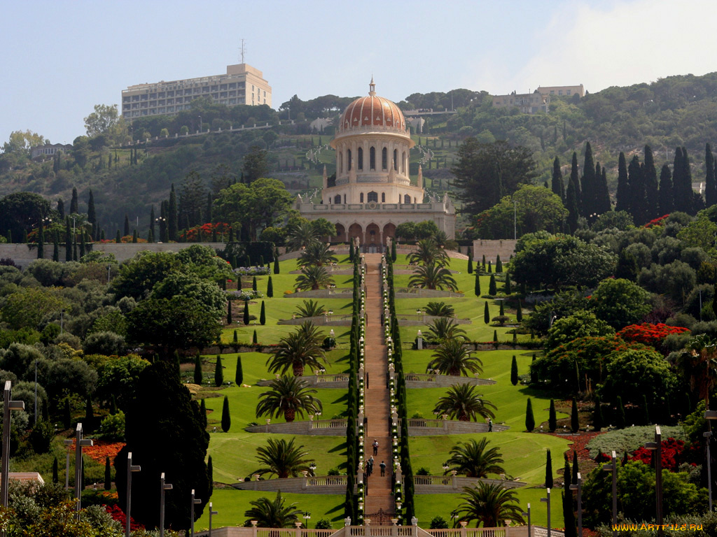 haifa, israel, города, пейзажи