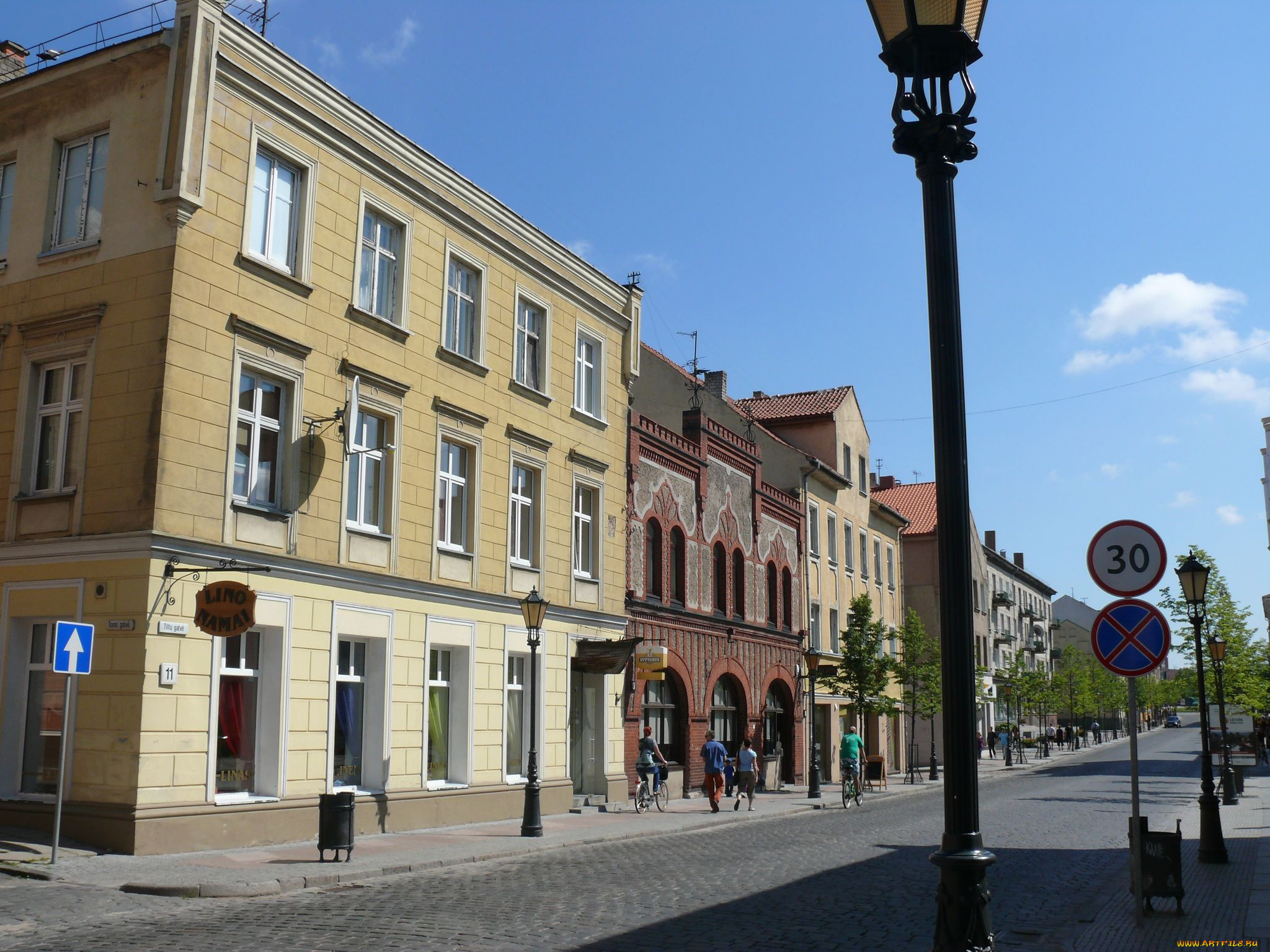 клайпеда, литва, города, улицы, площади, набережные