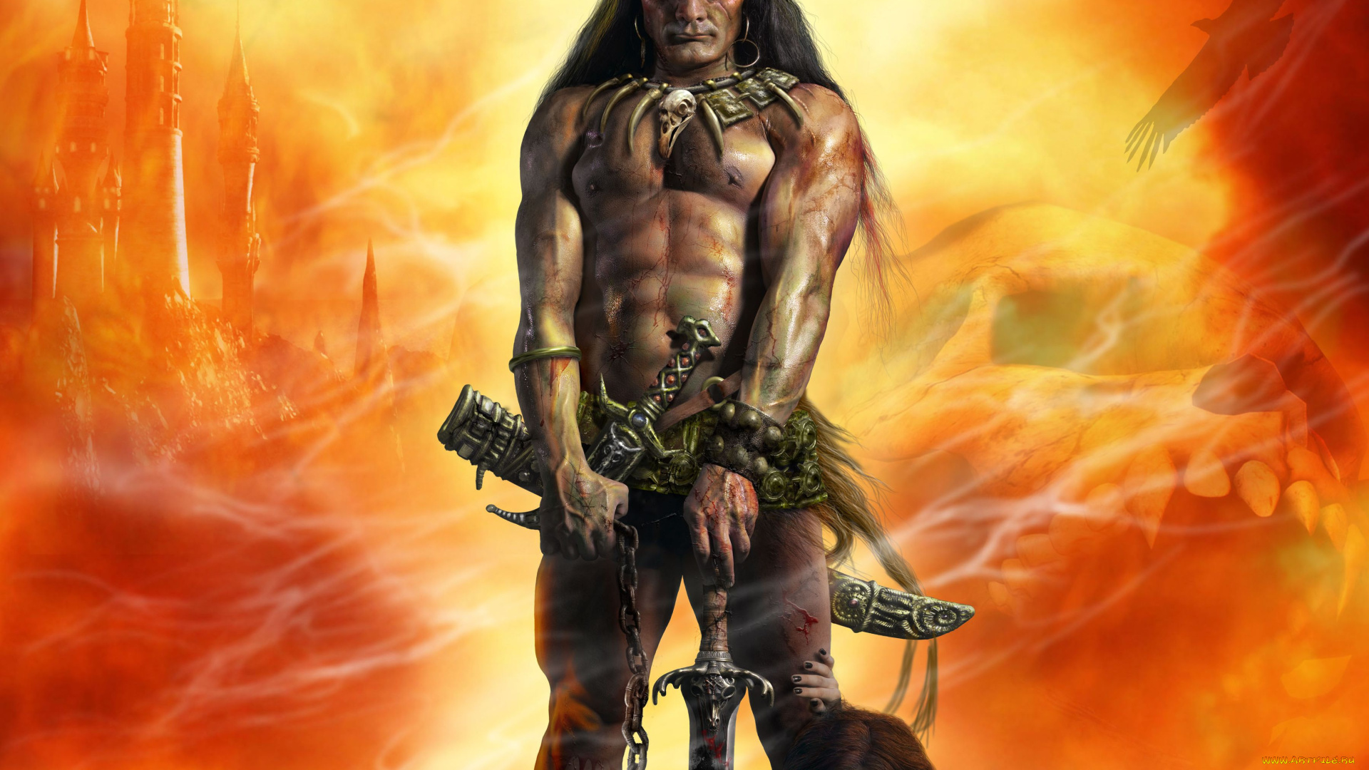 conan, the, barbarian, фэнтези, люди, конан