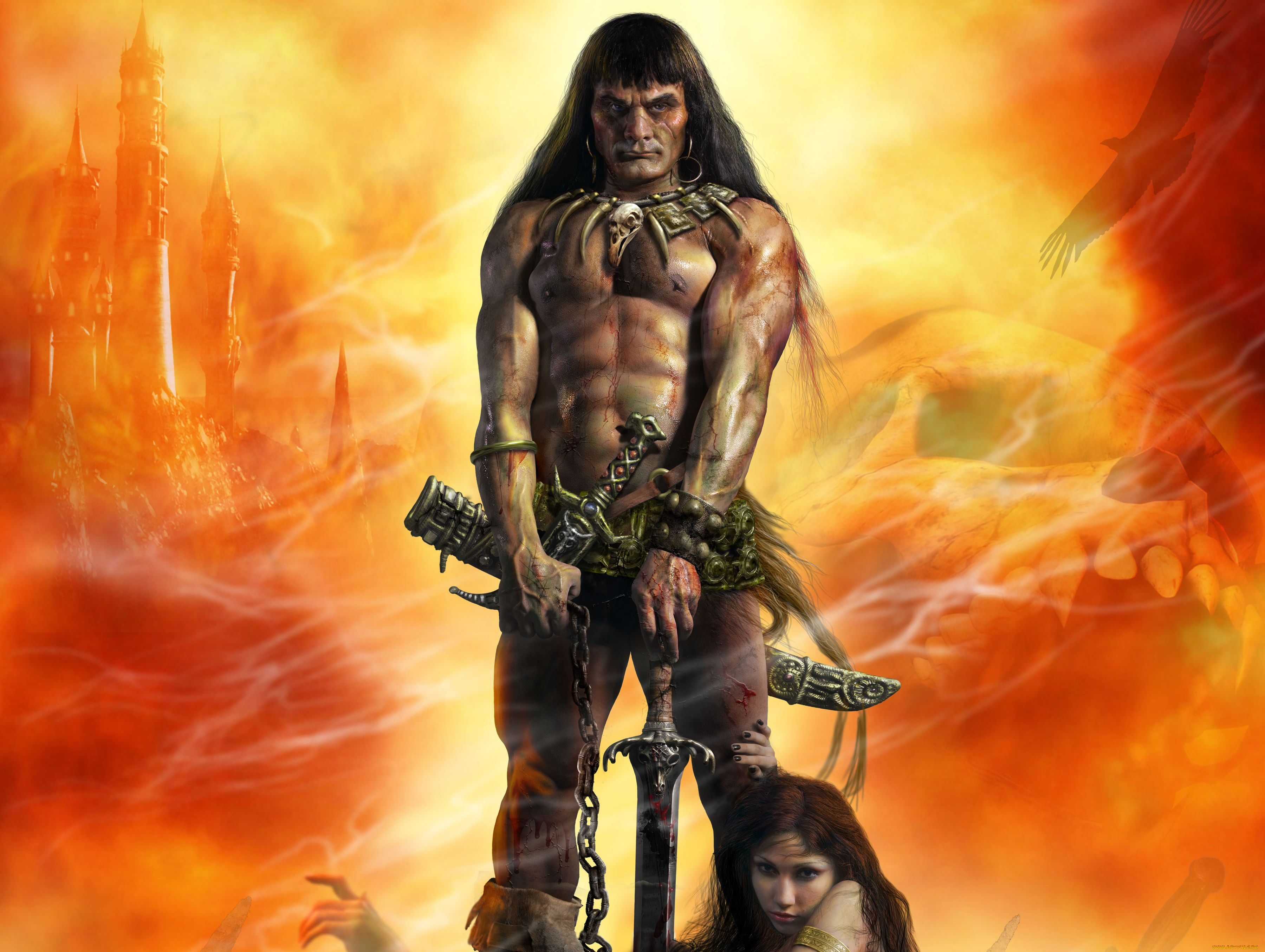 conan, the, barbarian, фэнтези, люди, конан