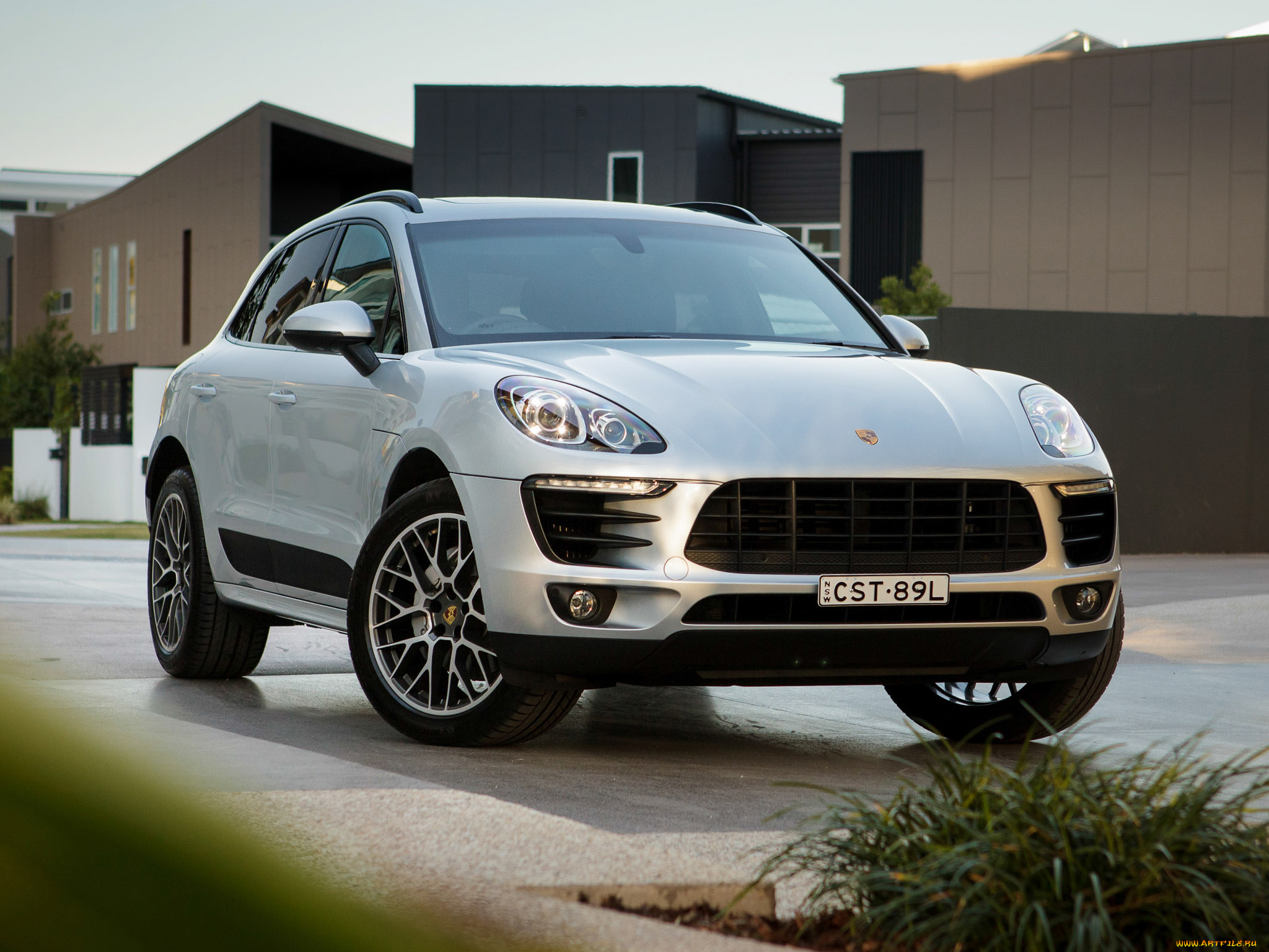 автомобили, porsche, серый, 2014г, 95b, au-spec, macan, s