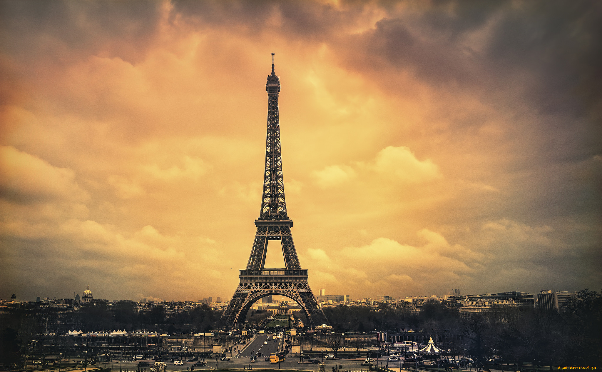 paris, , tour, eiffel, города, париж, , франция, башня