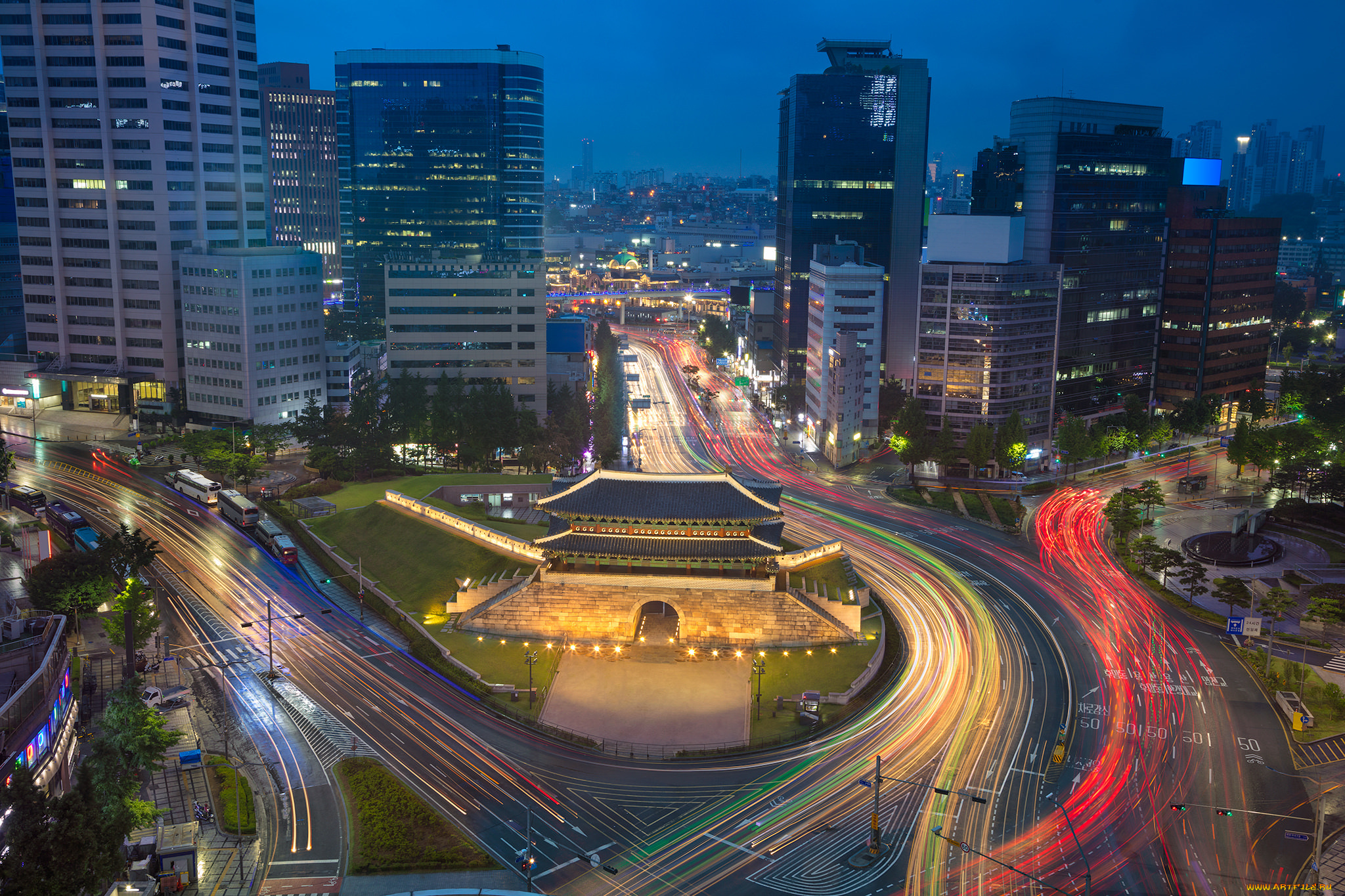 seoul, города, сеул, , южная, корея, панорама