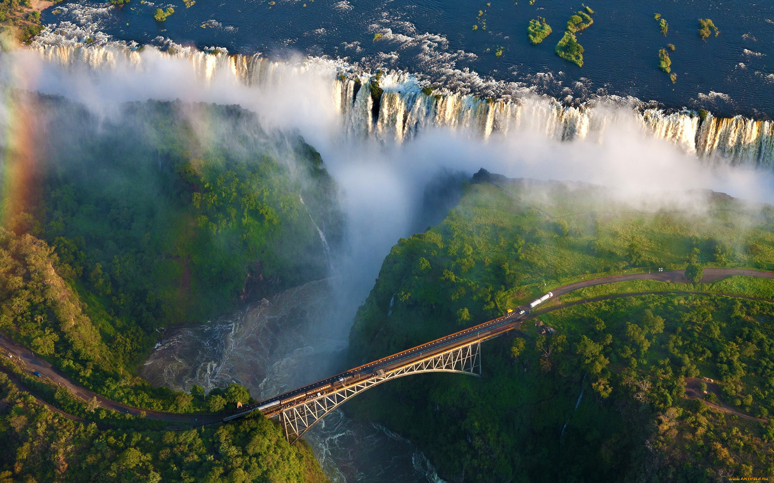 victoria, falls, africa, природа, водопады, victoria, falls