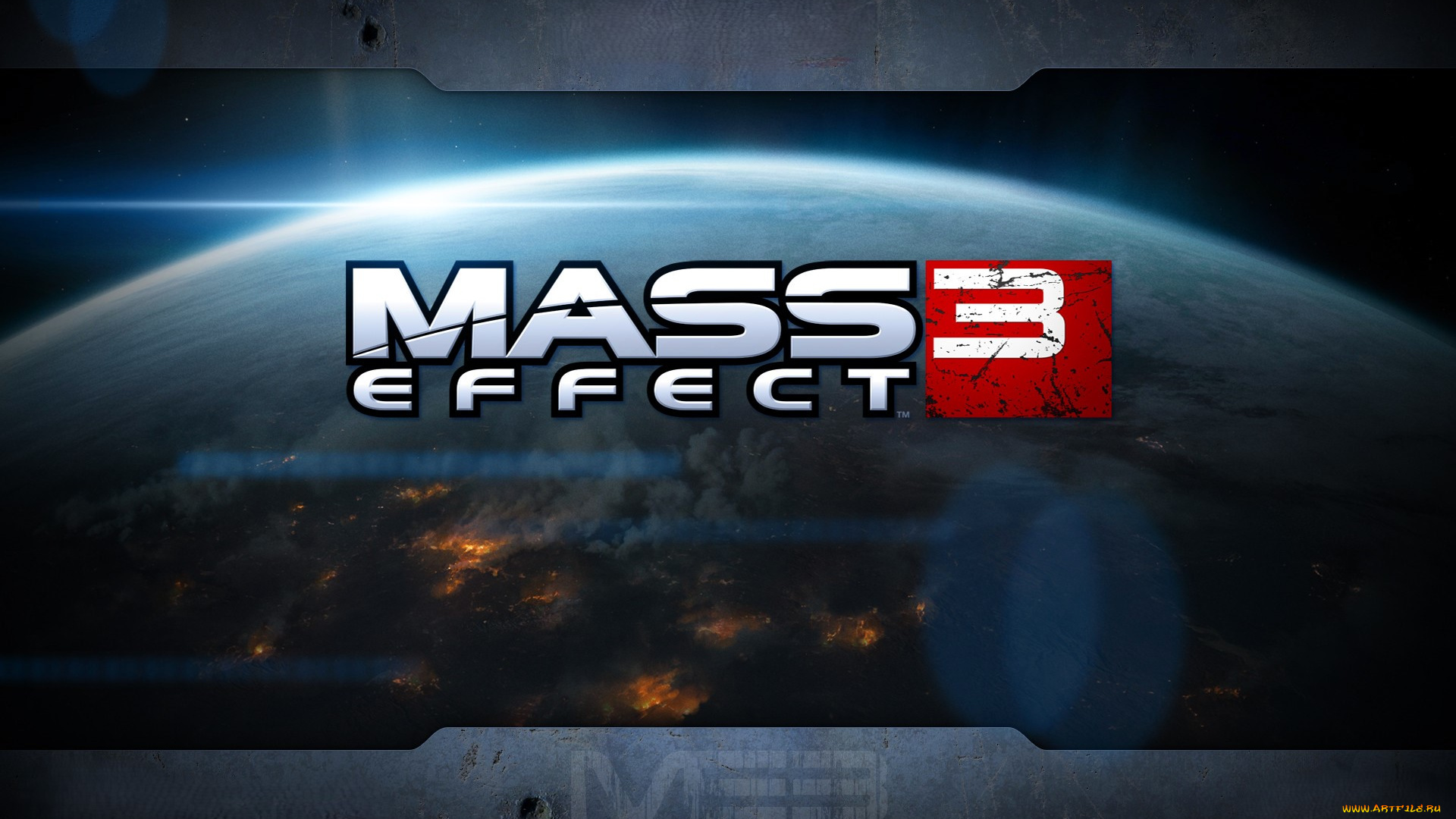 видео, игры, mass, effect, 3, планета