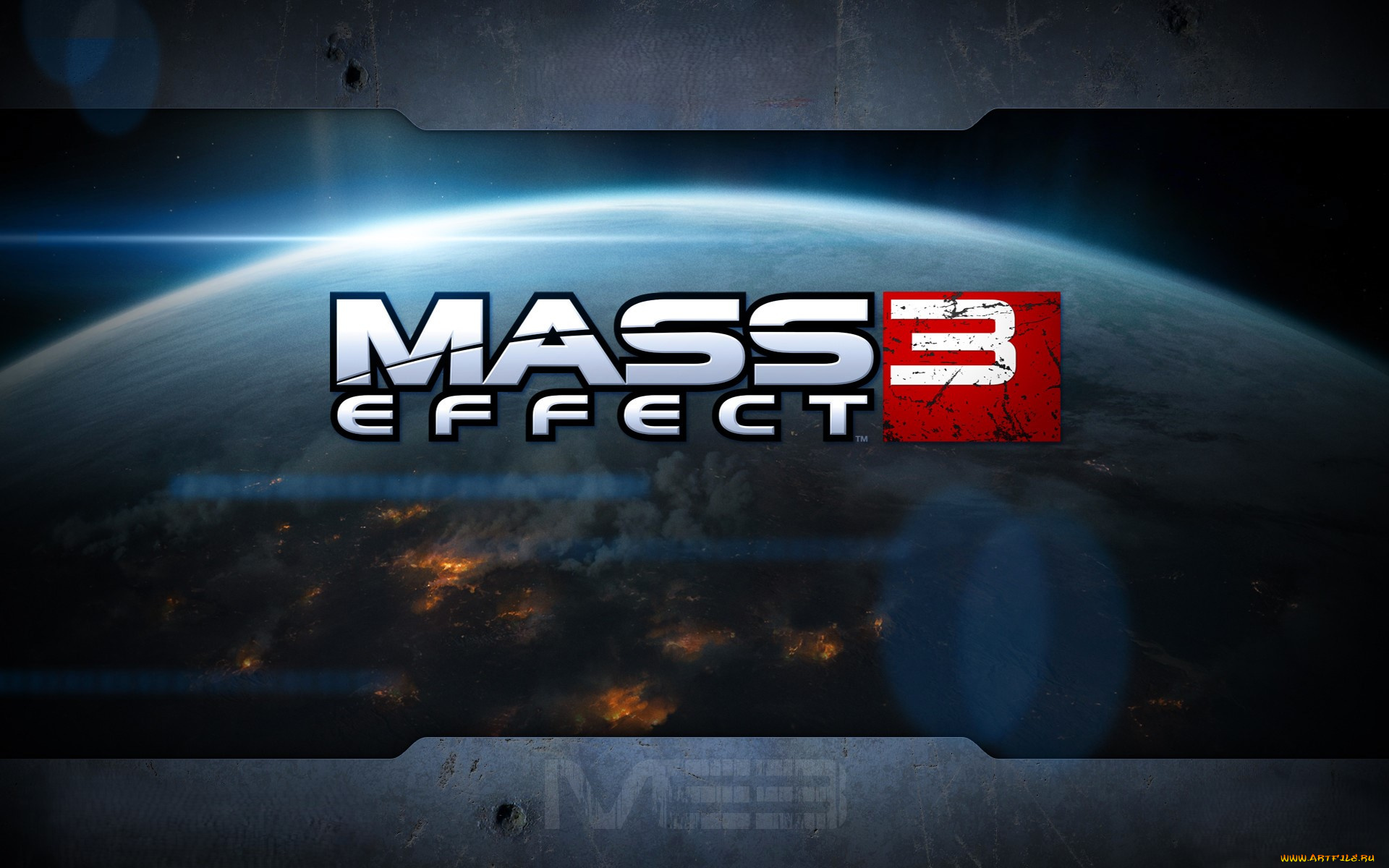 видео, игры, mass, effect, 3, планета